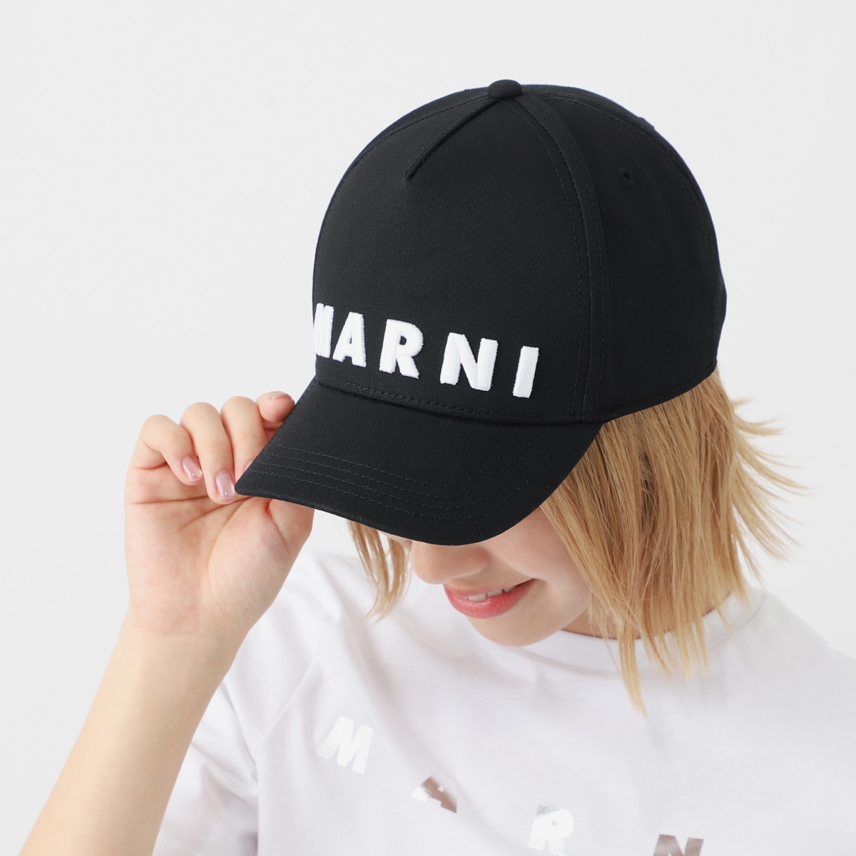 MARNI ベースボールキャップ m01470-m00j2 MARNI KIDS マルニ キッズ ベースボールキャップ M01470 M00J2