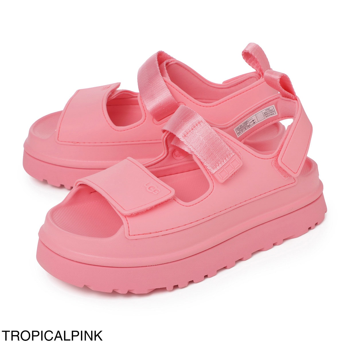 UGG アグ サンダル/GOLDENGLOW プラットフォーム 厚底 ストラップ レディース