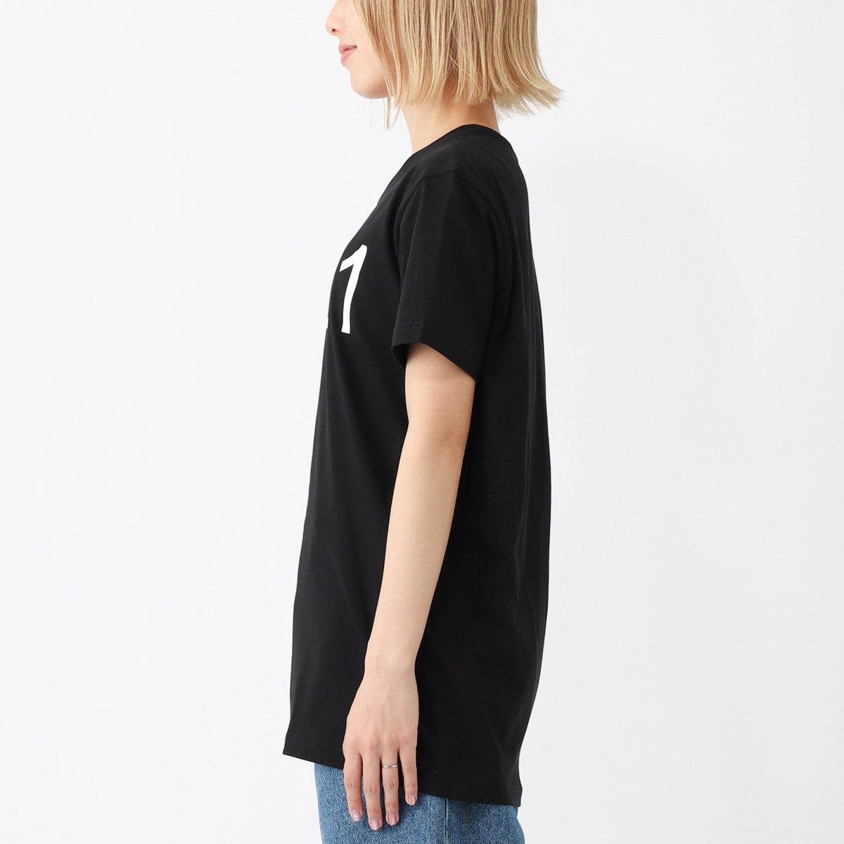 『ネコポス対応(1点まで)』N°21 ヌメロヴェントゥーノ クルーネックTシャツ/KIDS キッズ ガールズ/ロゴTシャツ レディース