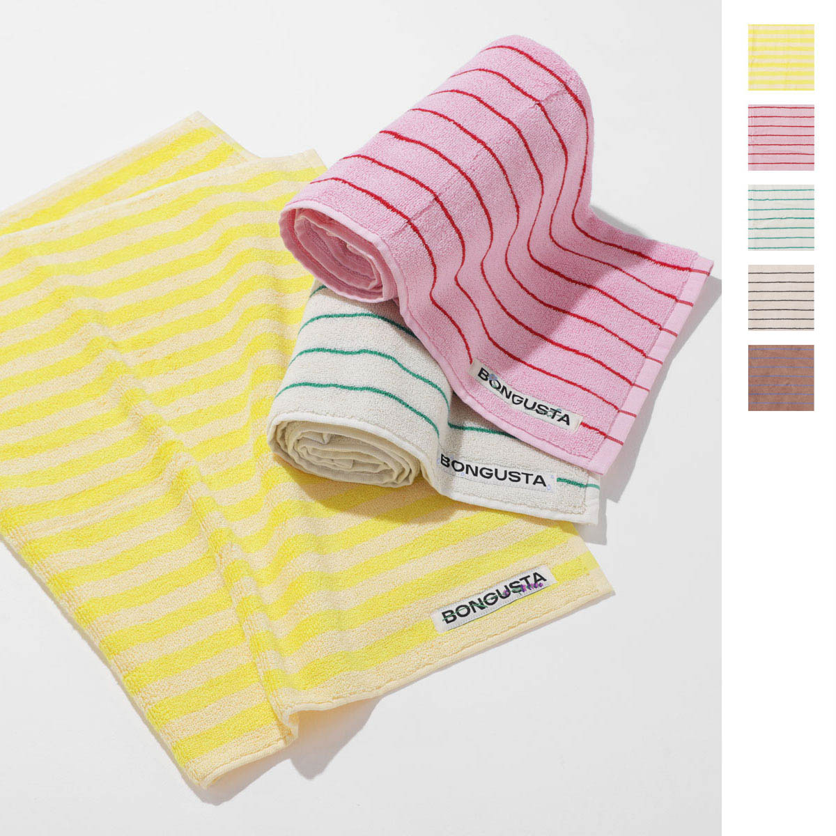 BONGUSTA ボングスタ ハンドタオル/NARAM HAND TOWEL 50×80 CM ナラム ハンドタオル ストライプ