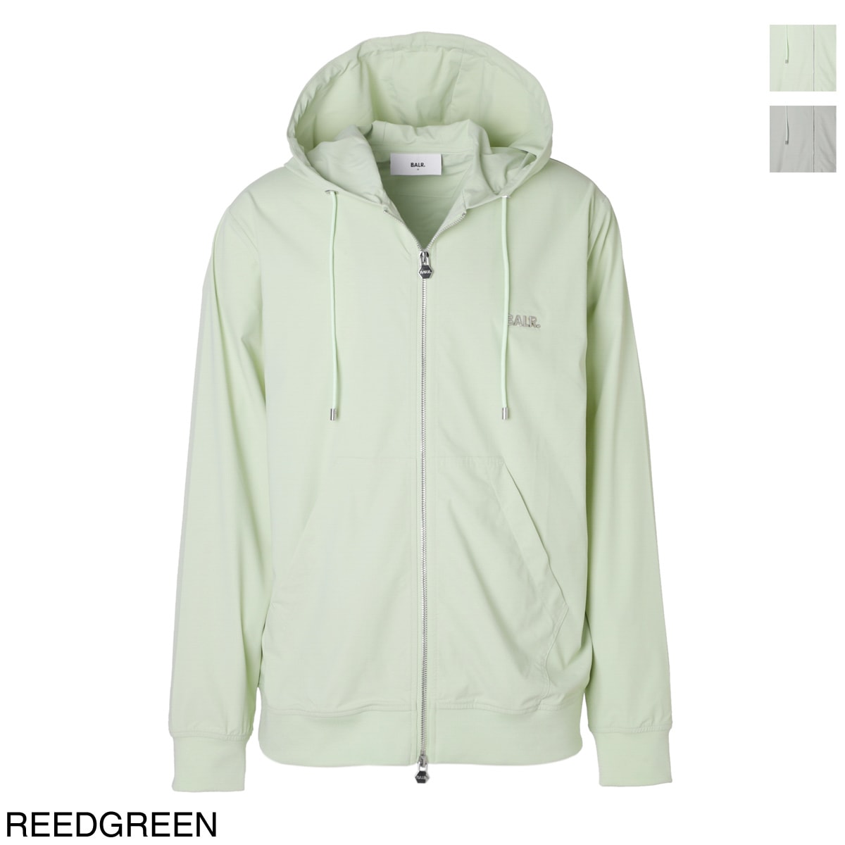 BALR. ボーラー ジップアップパーカ/JP Q-SERIES STRETCH NYLON HOODIE メンズ