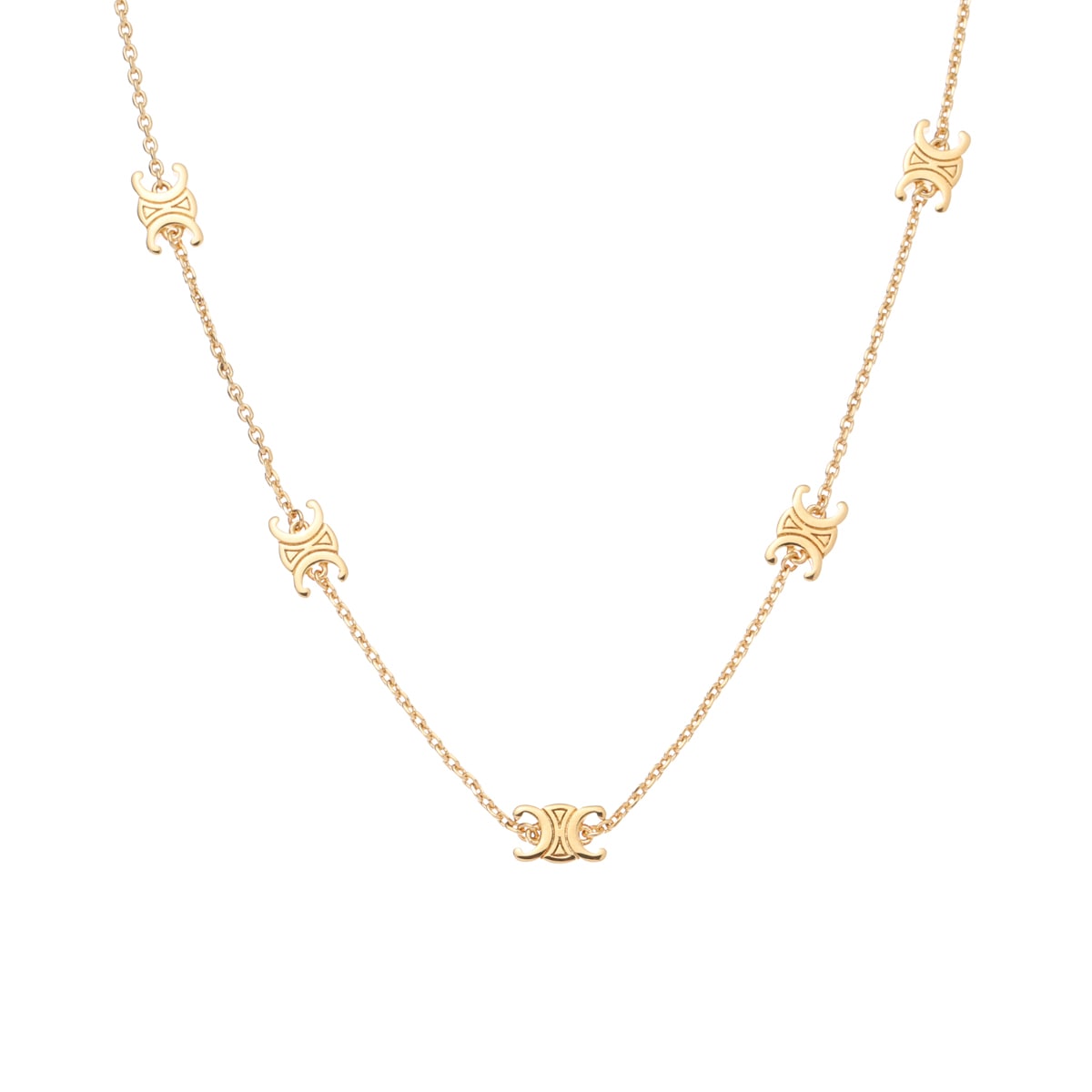 CELINE セリーヌ ネックレス/MINI TRIOMPHE NECKLACE レディース