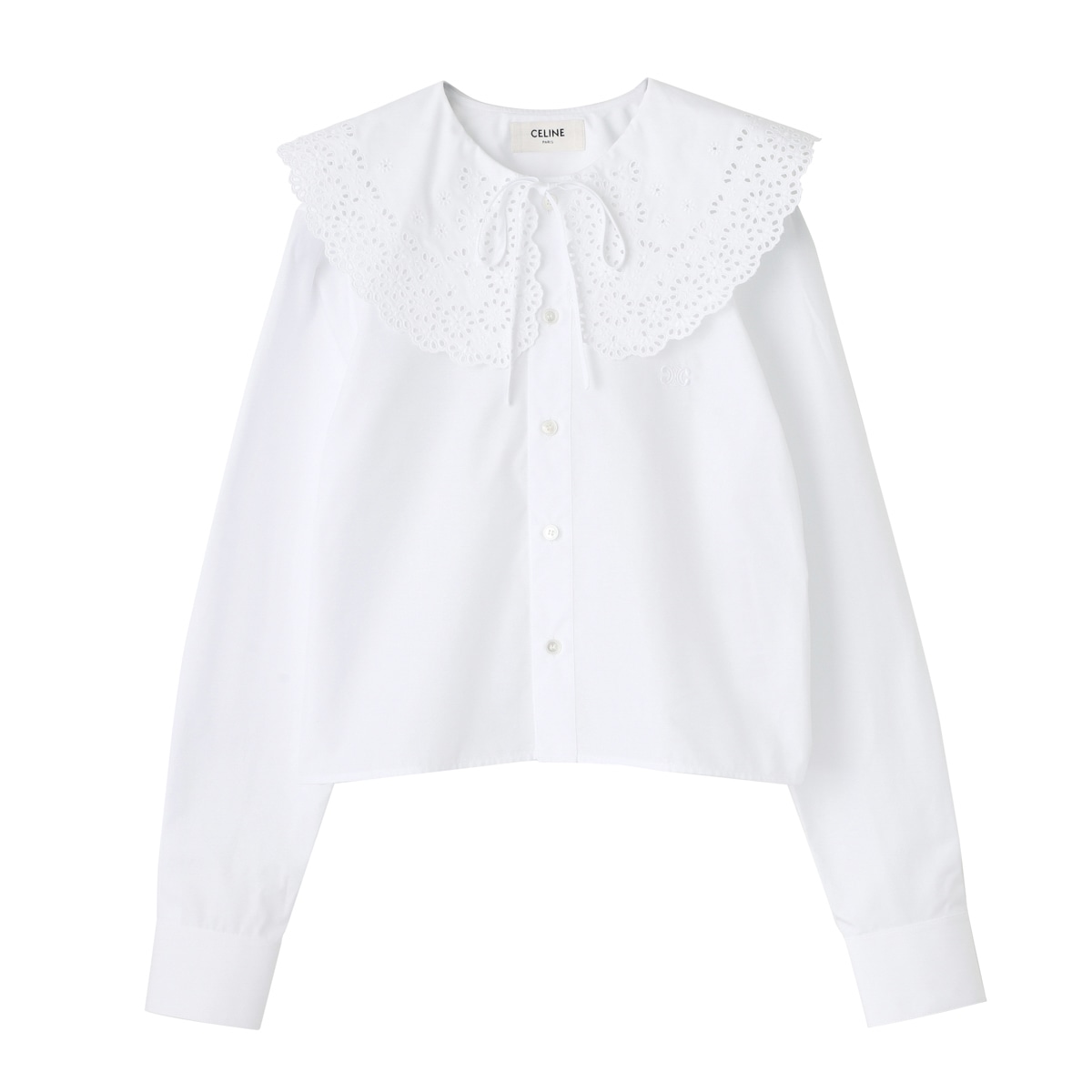 【アウトレット】CELINE セリーヌ ブラウス/クロップドシャツ/ROMY レディース