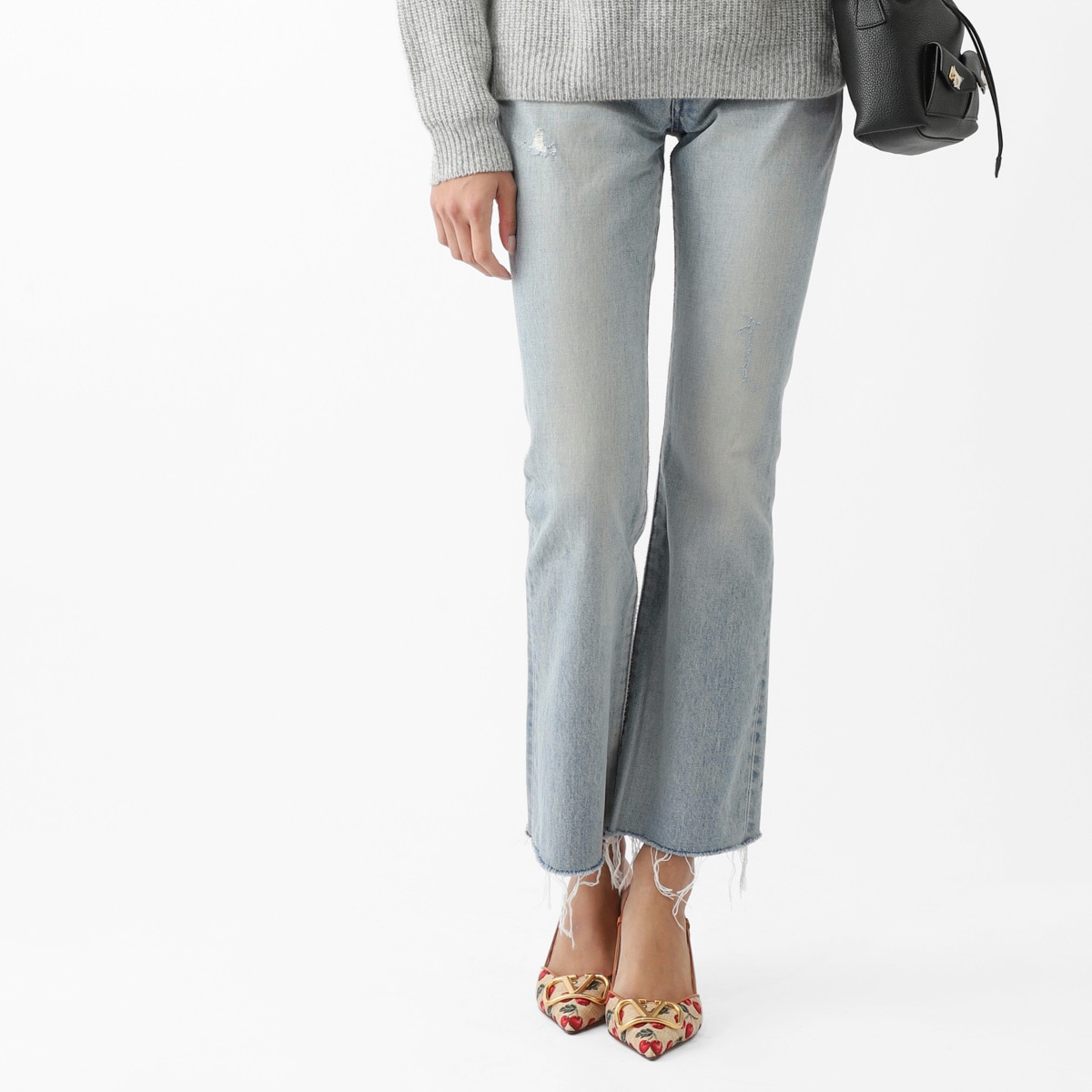 【アウトレット】CELINE セリーヌ ジップフライジーンズ/フレアジーンズ/DYLAN FLARED JEANS レディース