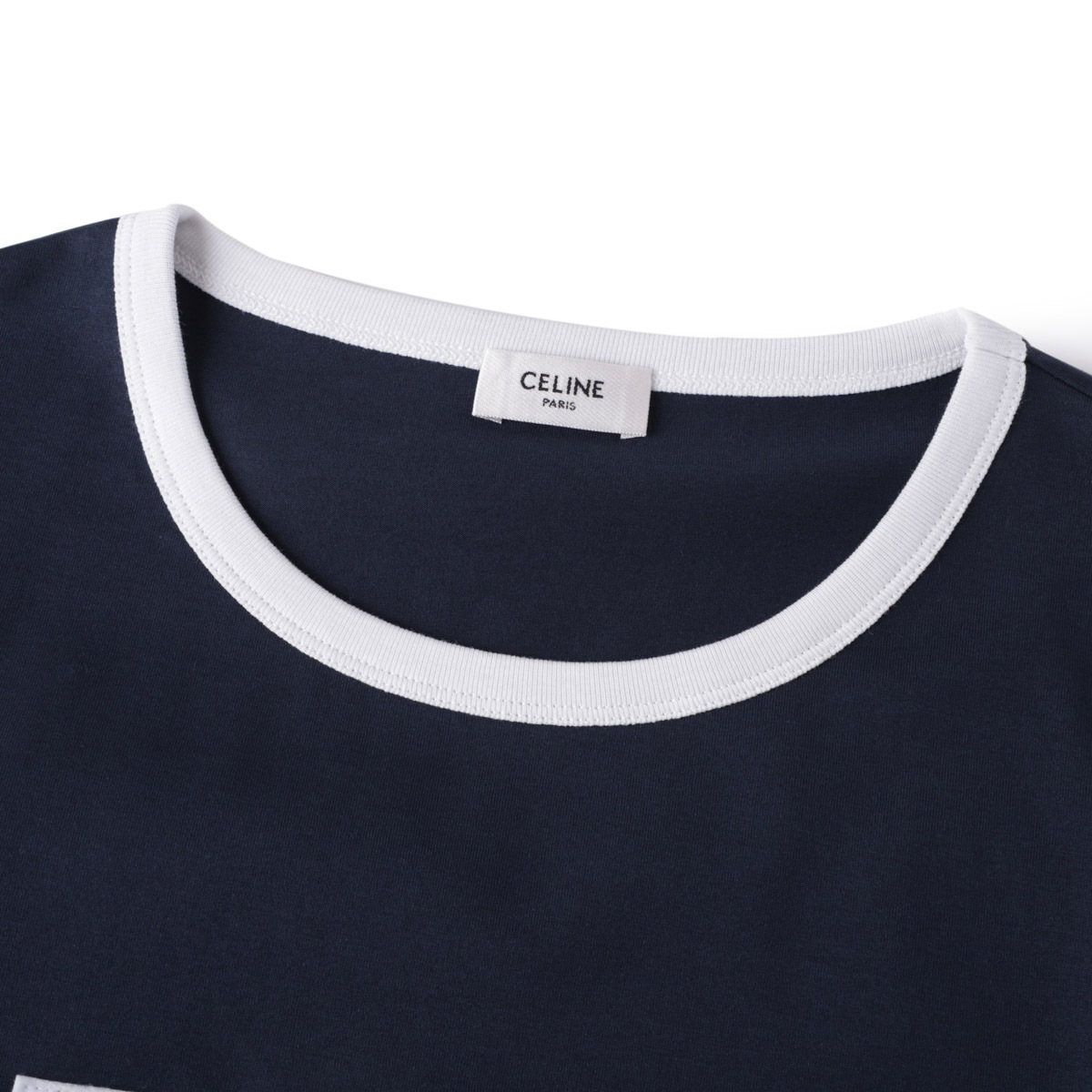 【大人気モデル】 CELINE ルーズフィットTシャツ ブルー 確実正規品 追跡付き発送【CELINE】大人気♪ ルーズフィット ロゴTシャツ (CELINE