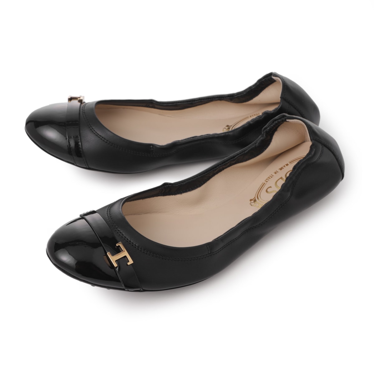 TOD'S バレエシューズ フラットシューズ 37 ブラック TOD'S バレエシューズ フラットシューズ 37 ブラック (楽天市場