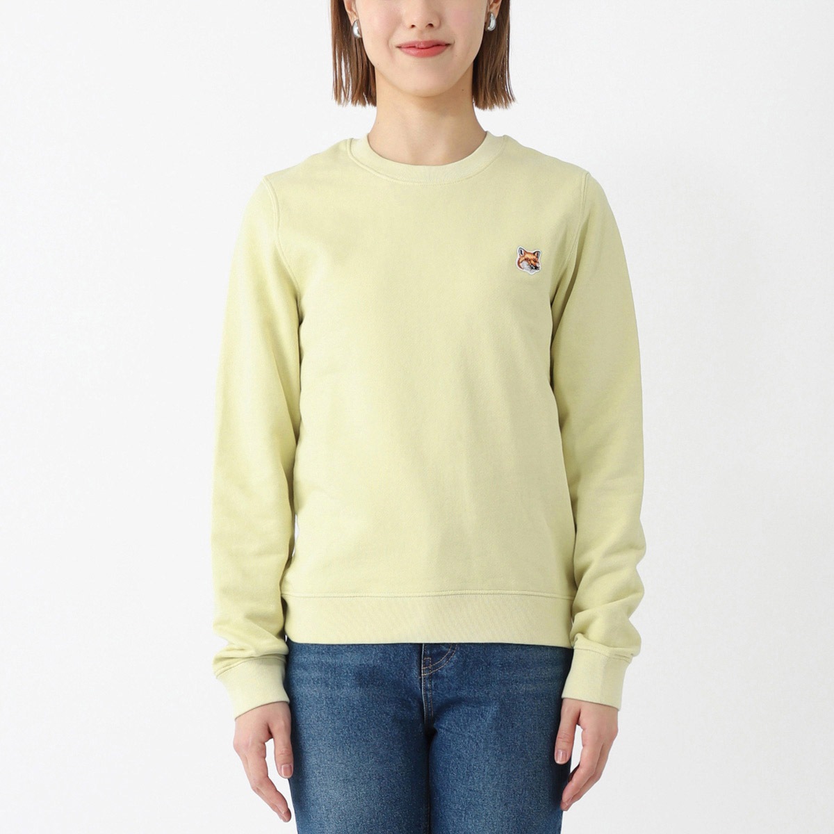 【アウトレット】【ラスト1点】【訳あり】 MAISON KITSUNE メゾンキツネ スウェット/FOX HEAD PATCH REGULAR SWEATSHIRT【返品交換不可】 レディース