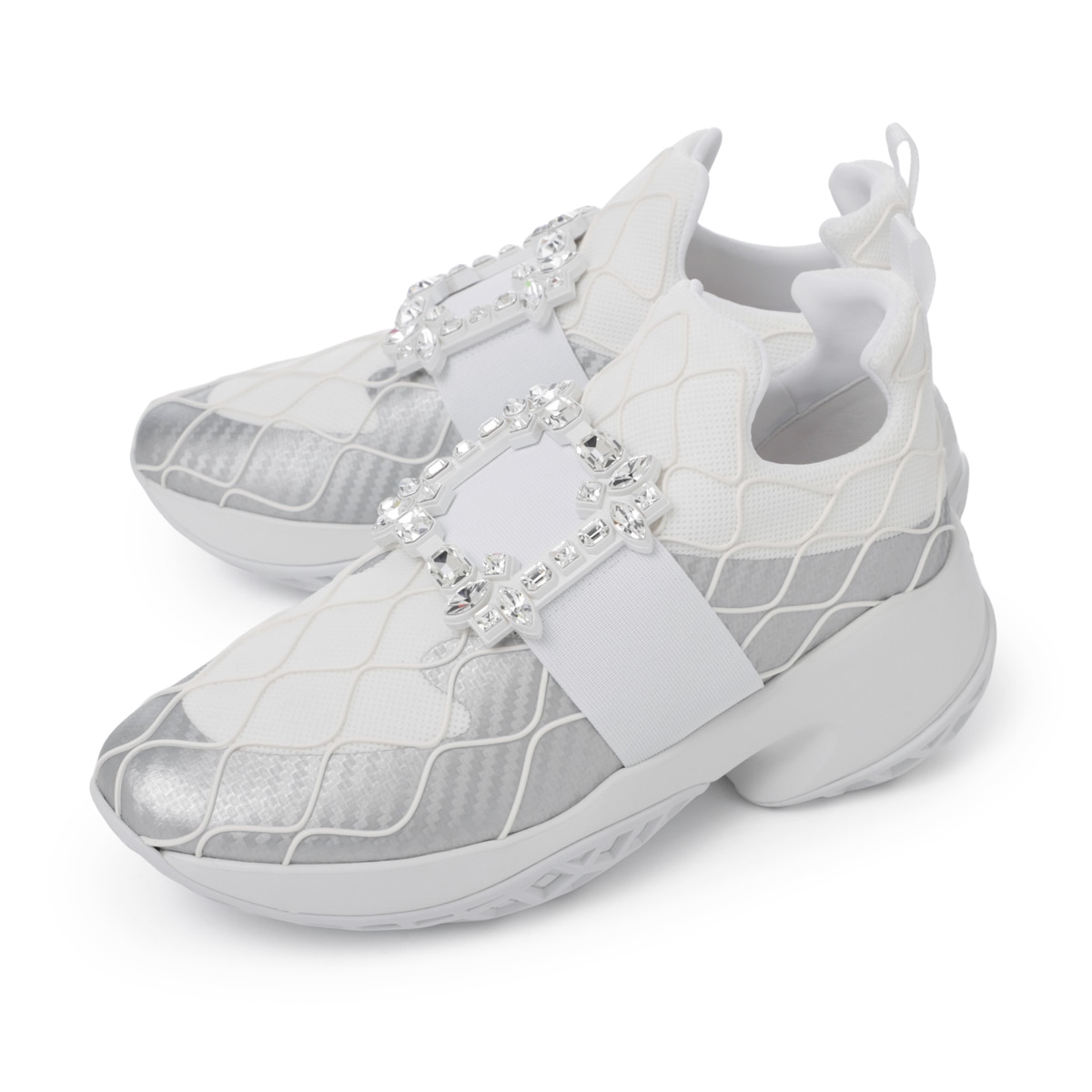 【アウトレット】【ラスト1点】ROGER VIVIER ロジェヴィヴィエ スニーカー/VIV RUN STRASS TECHNICAL レディース