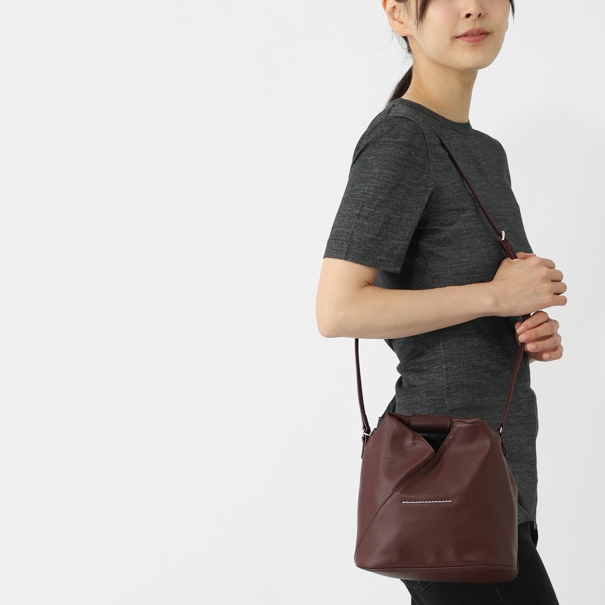 MM6 Maison Margiela エムエム 6 メゾンマルジェラ クロスボディバッグ 2WAY/ハンドバッグ/JAPANESE CROSSBODY BAG レディース