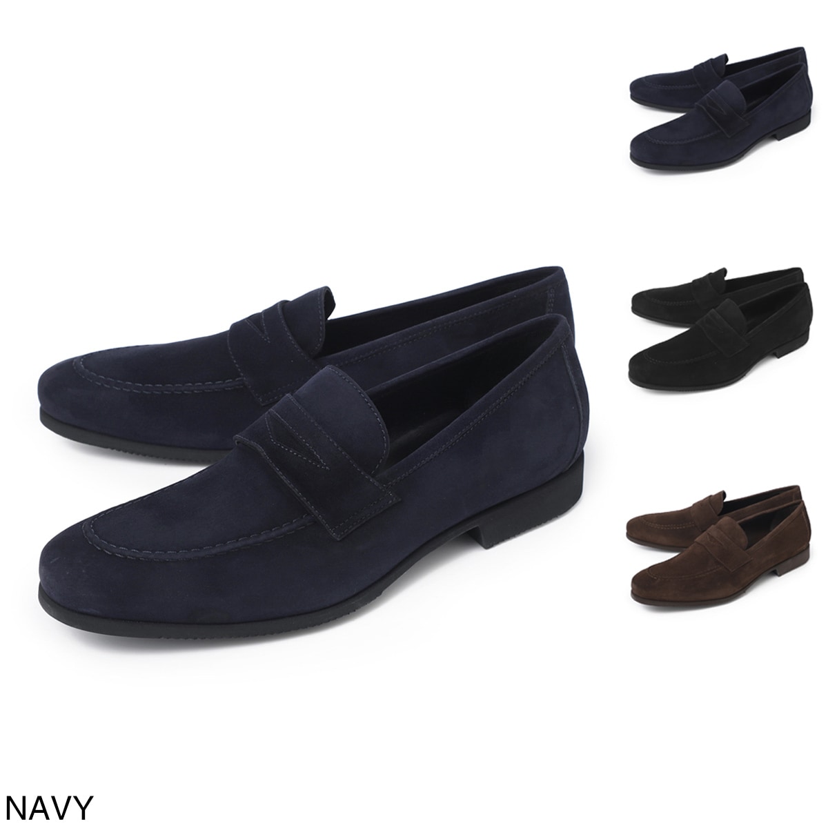 FERRANTE フェランテ ローファー/コインローファー/ISEO CAMOSCIO メンズ