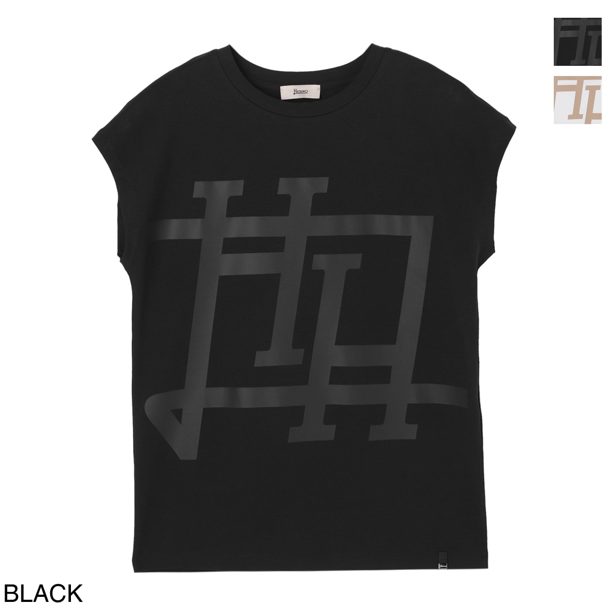 HERNO ヘルノ クルーネックTシャツ/フレンチスリーブTシャツ【大きいサイズあり】 レディース
