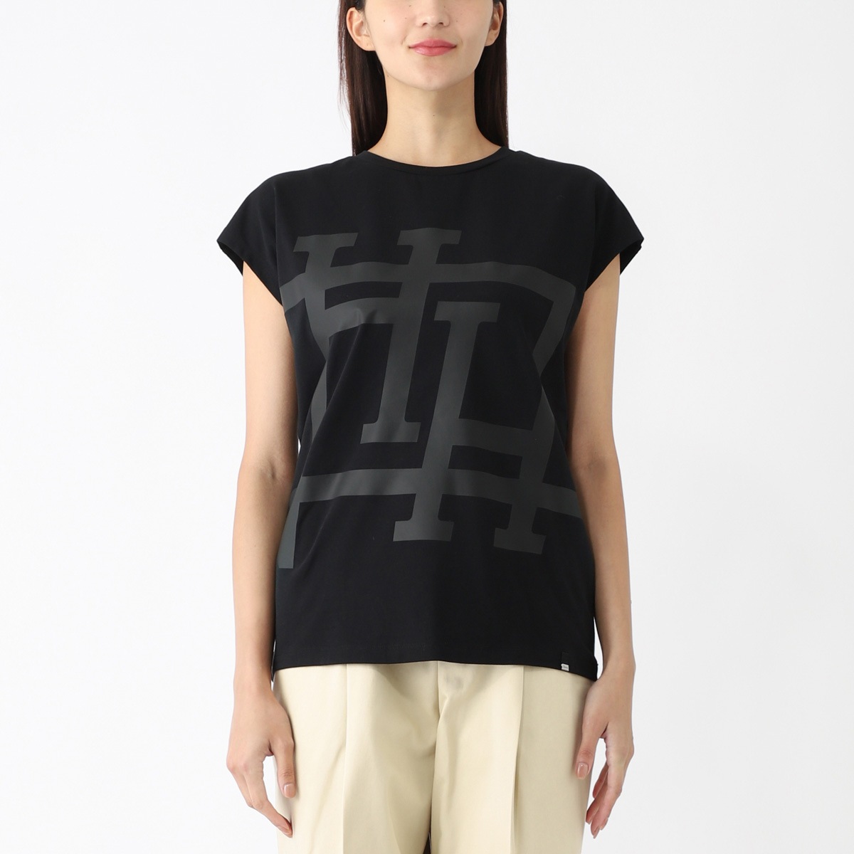 HERNO ヘルノ クルーネックTシャツ/フレンチスリーブTシャツ【大きいサイズあり】 レディース