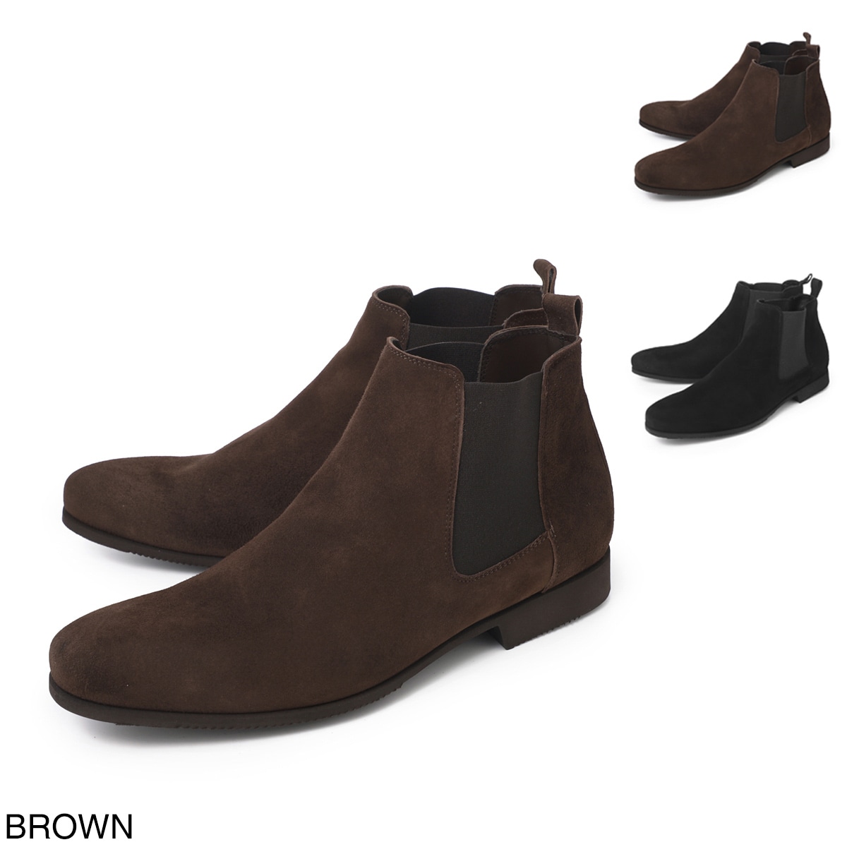 FERRANTE フェランテ チェルシーブーツ/サイドゴアブーツ/JUST CAMOSCIO メンズ