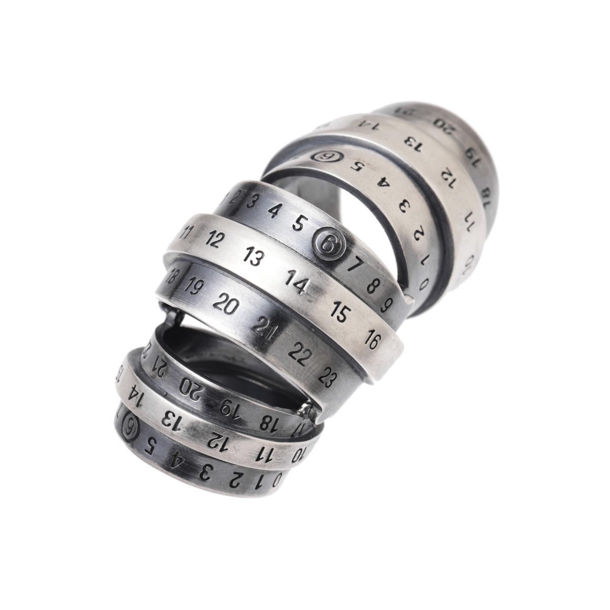 mm6 maison margiera ロゴリング Mサイズ MM6 Maison Margiela エムエム 6 メゾンマルジェラ リング/MINIMAL