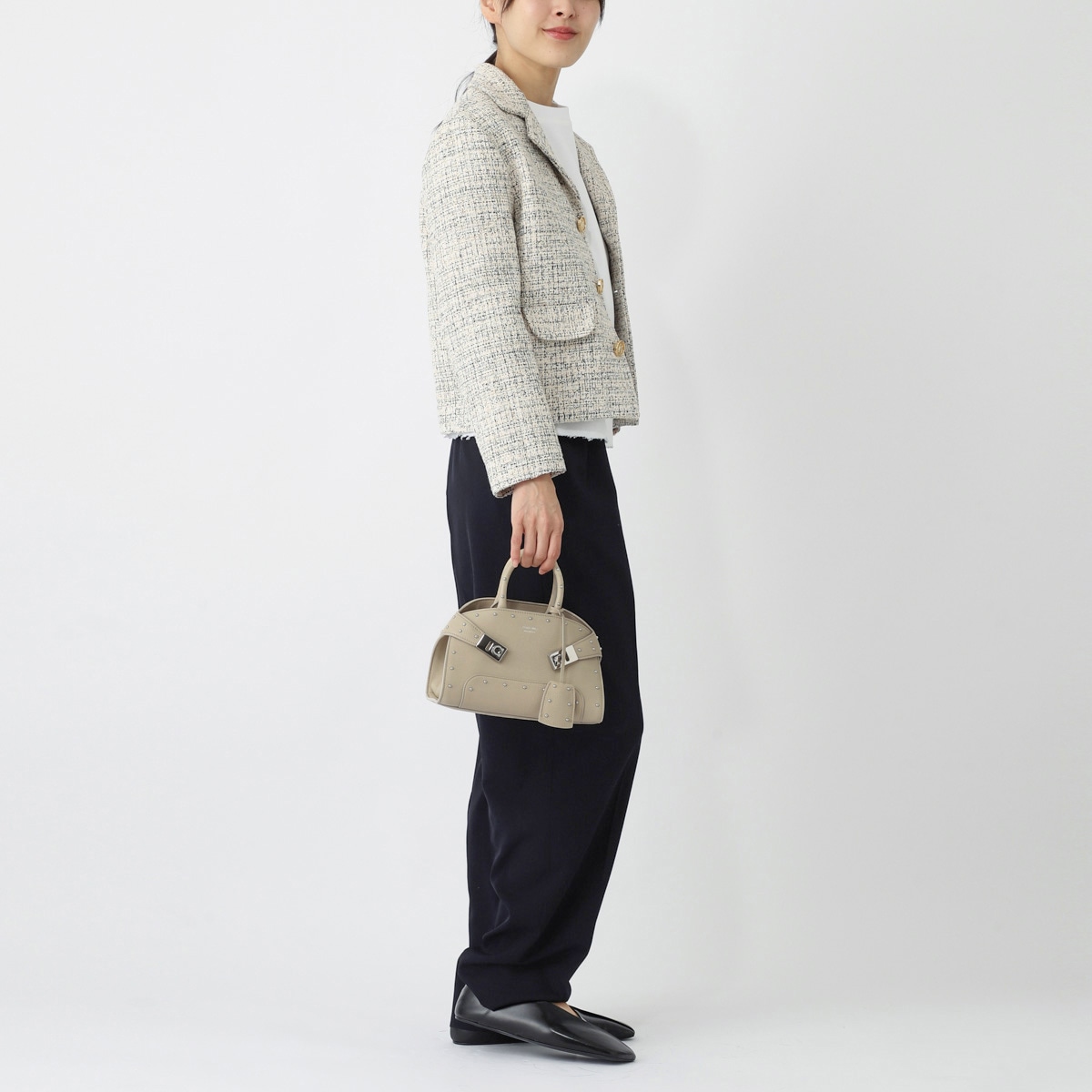 FERRAGAMO フェラガモ ハンドバッグ 2WAY/ショルダーバッグ/HUG MINI レディース