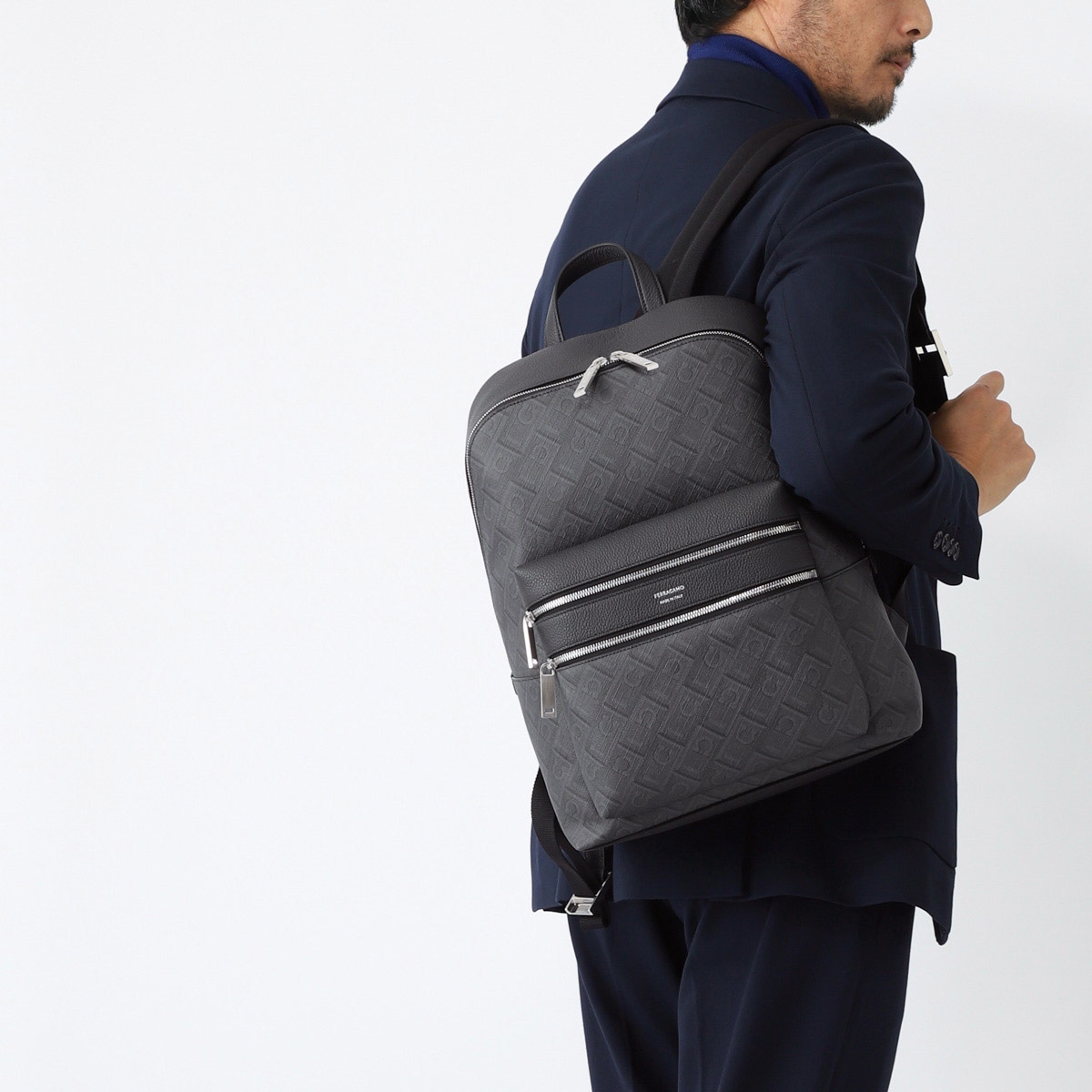 未使用級 バリー 現行 TOLAND リュック メタルロゴ トレスポ
