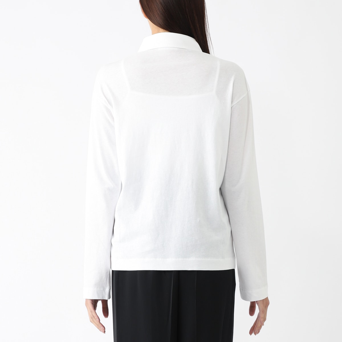 アウトレット】THE ROW ザ ロウ 長袖ポロシャツ/RODDIE TOP レディース