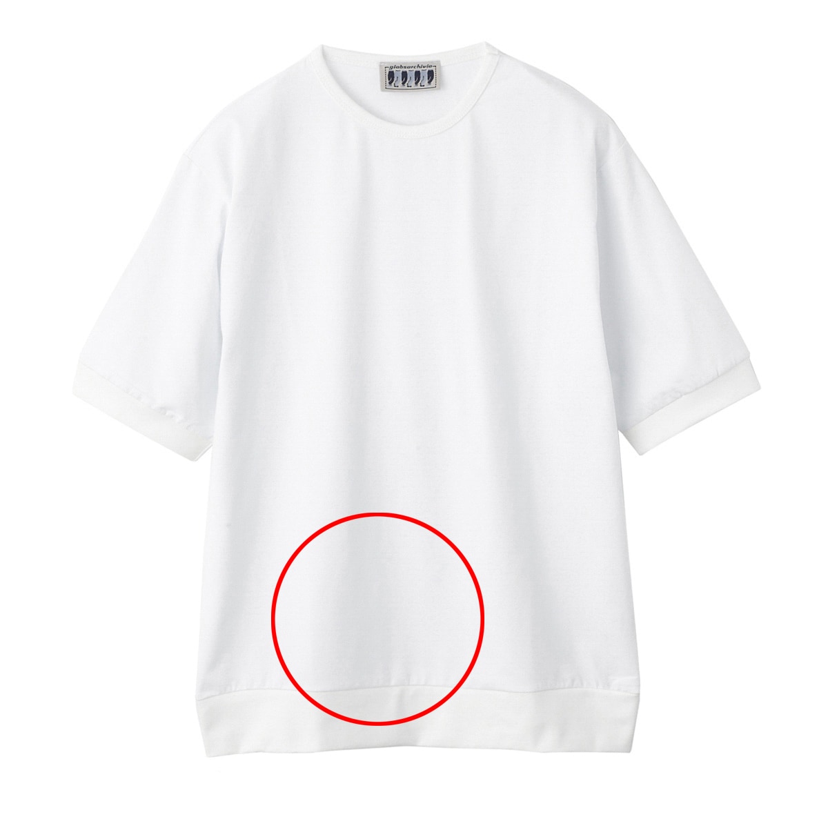 【アウトレット】『ネコポス対応(1点まで)』【訳あり】 GIAB'S ARCHIVIO ジャブス アルキヴィオ クルーネックTシャツ/GRT S【返品交換不可】 メンズ