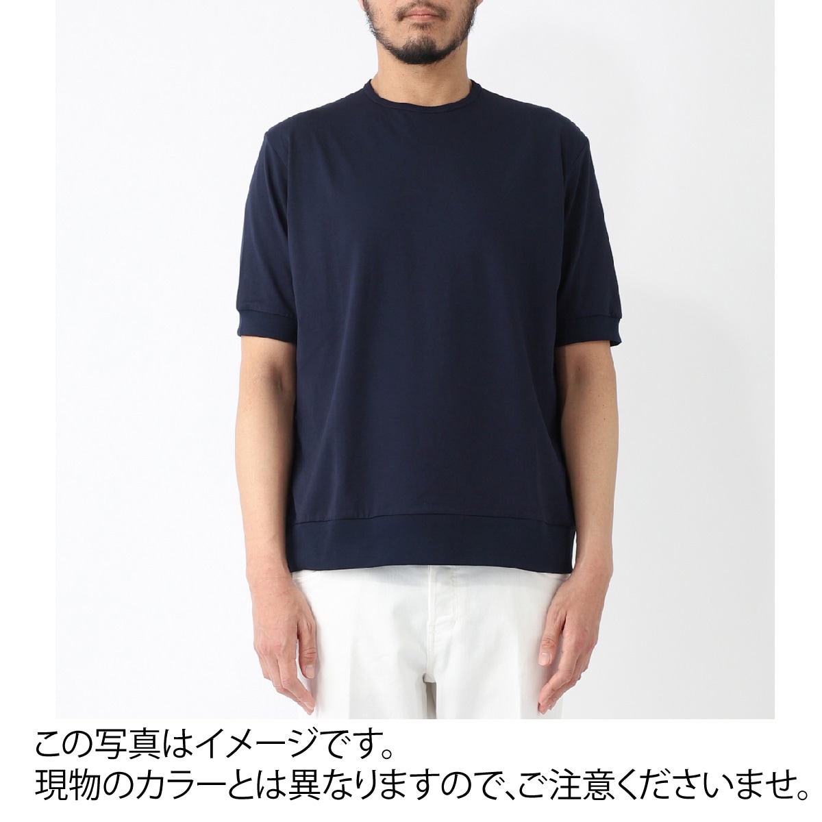 【アウトレット】『ネコポス対応(1点まで)』【訳あり】 GIAB'S ARCHIVIO ジャブス アルキヴィオ クルーネックTシャツ/GRT S【返品交換不可】 メンズ