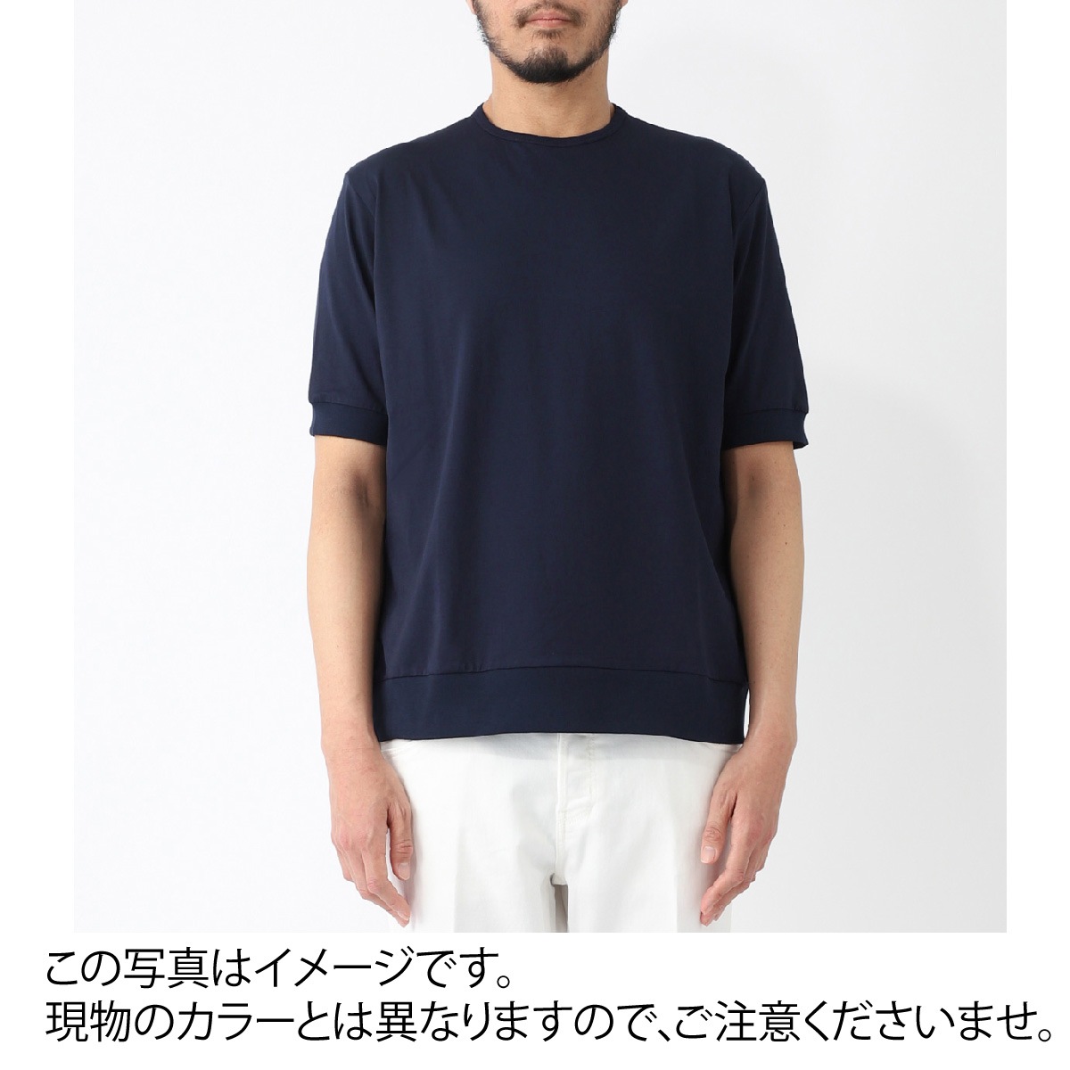 【アウトレット】『ネコポス対応(1点まで)』【訳あり】 GIAB'S ARCHIVIO ジャブス アルキヴィオ クルーネックTシャツ/GRT S【返品交換不可】 メンズ