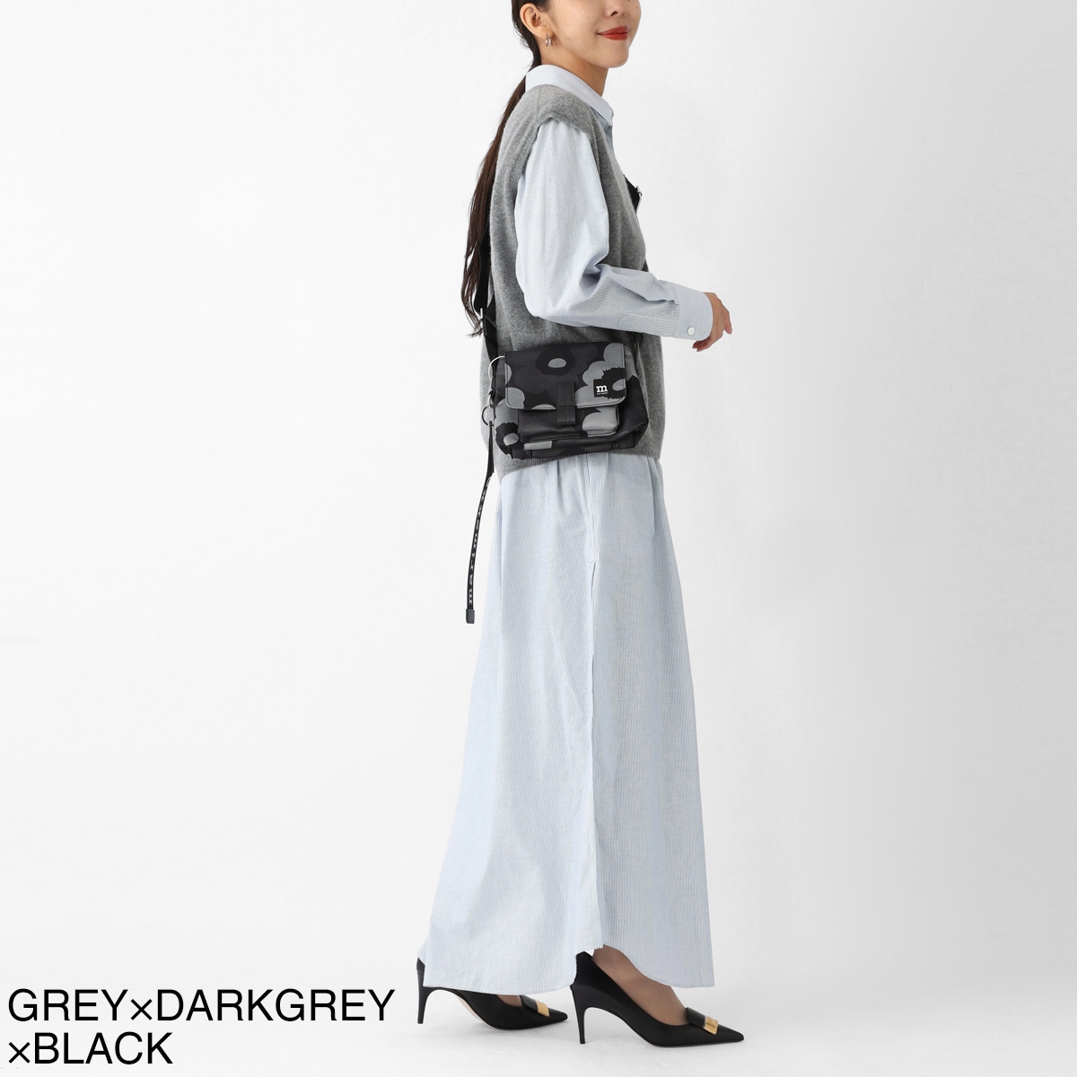 marimekko マリメッコ ショルダーバッグ/クロスボディバッグ/Mini Messenger Unikko shoulderbag レディース