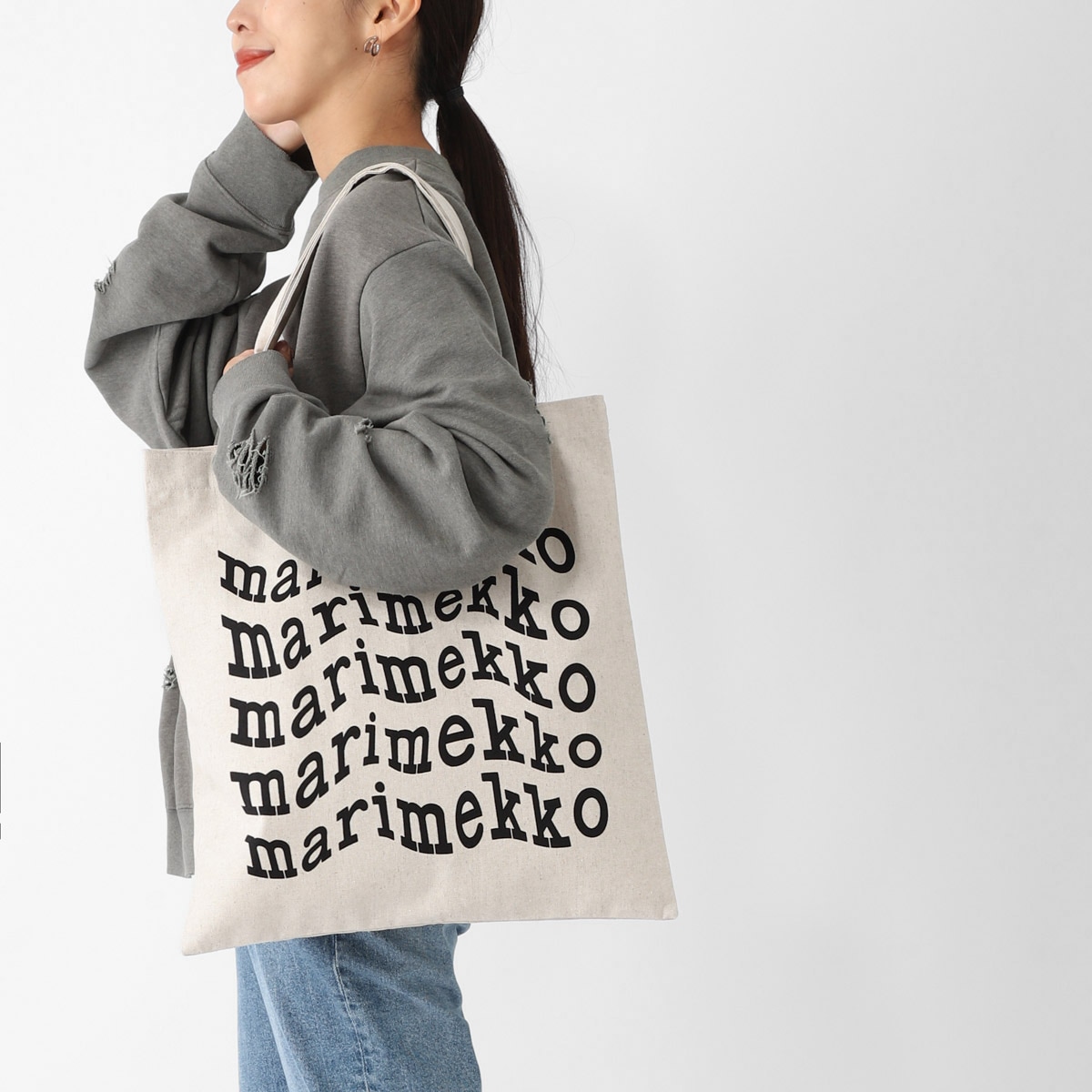 【✨️スピード発送✨️】marimekko マリメッコ トートバッグ kioski マリメッコ marimekko トートバッグ キオスキ キャリア ミディ