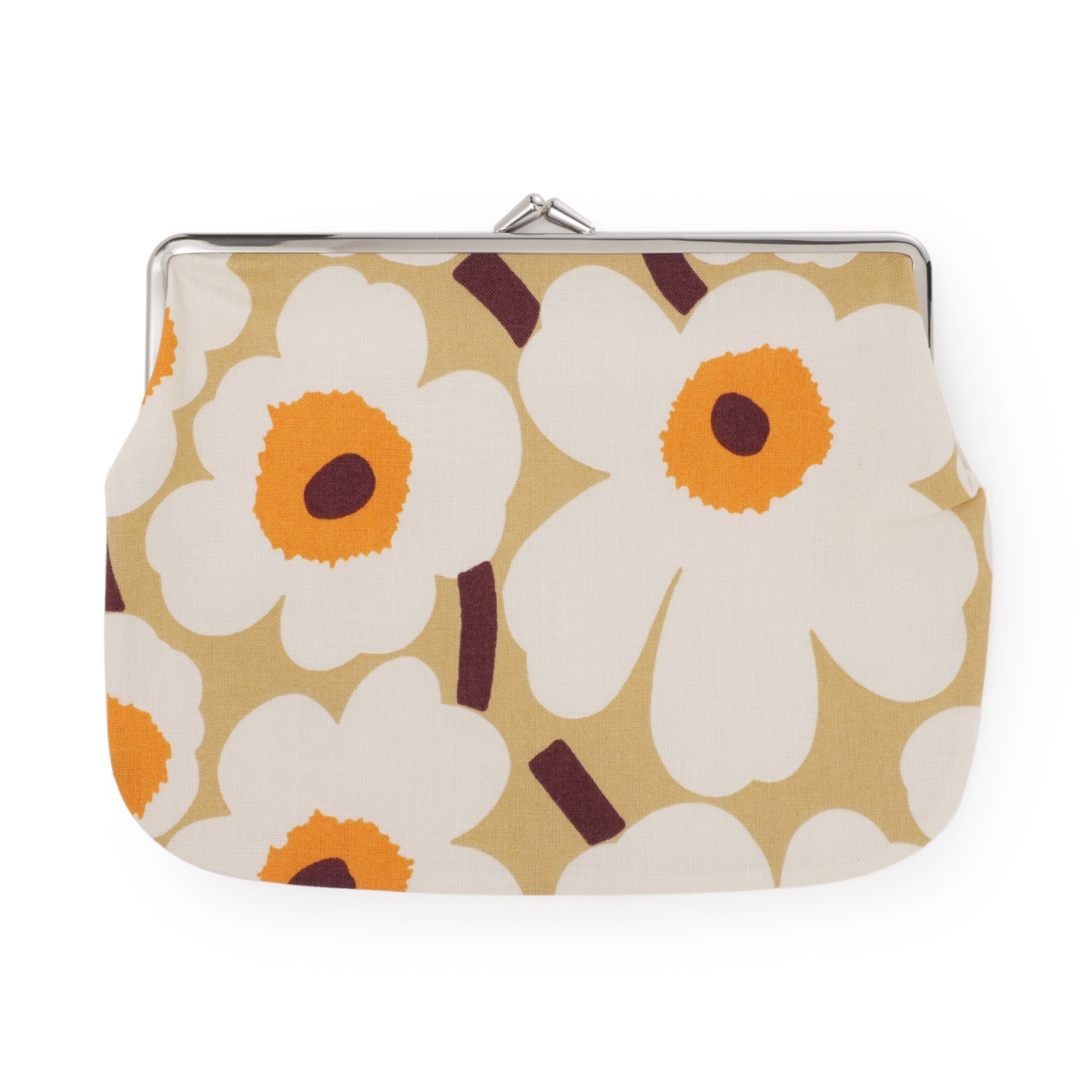 『ネコポス対応(6点まで)』marimekko マリメッコ ポーチ/がま口ポーチ/Mini Unikko Puolikas Kukkaro purse レディース