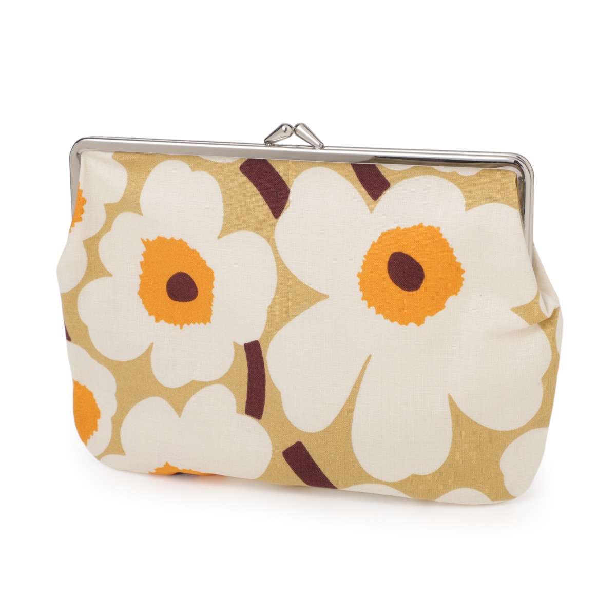 『ネコポス対応(6点まで)』marimekko マリメッコ ポーチ/がま口ポーチ/Mini Unikko Puolikas Kukkaro purse レディース