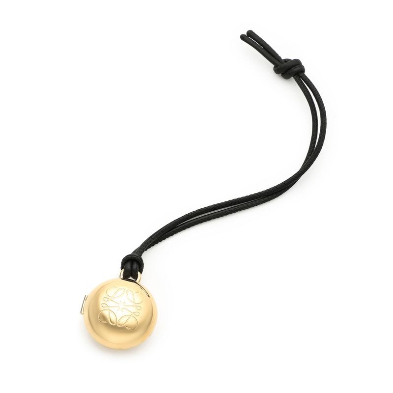 LOEWE ロエベ チャーム/バッグチャームゴールド/ANAGRAM PEBBLE LOCKET CHARM レディース