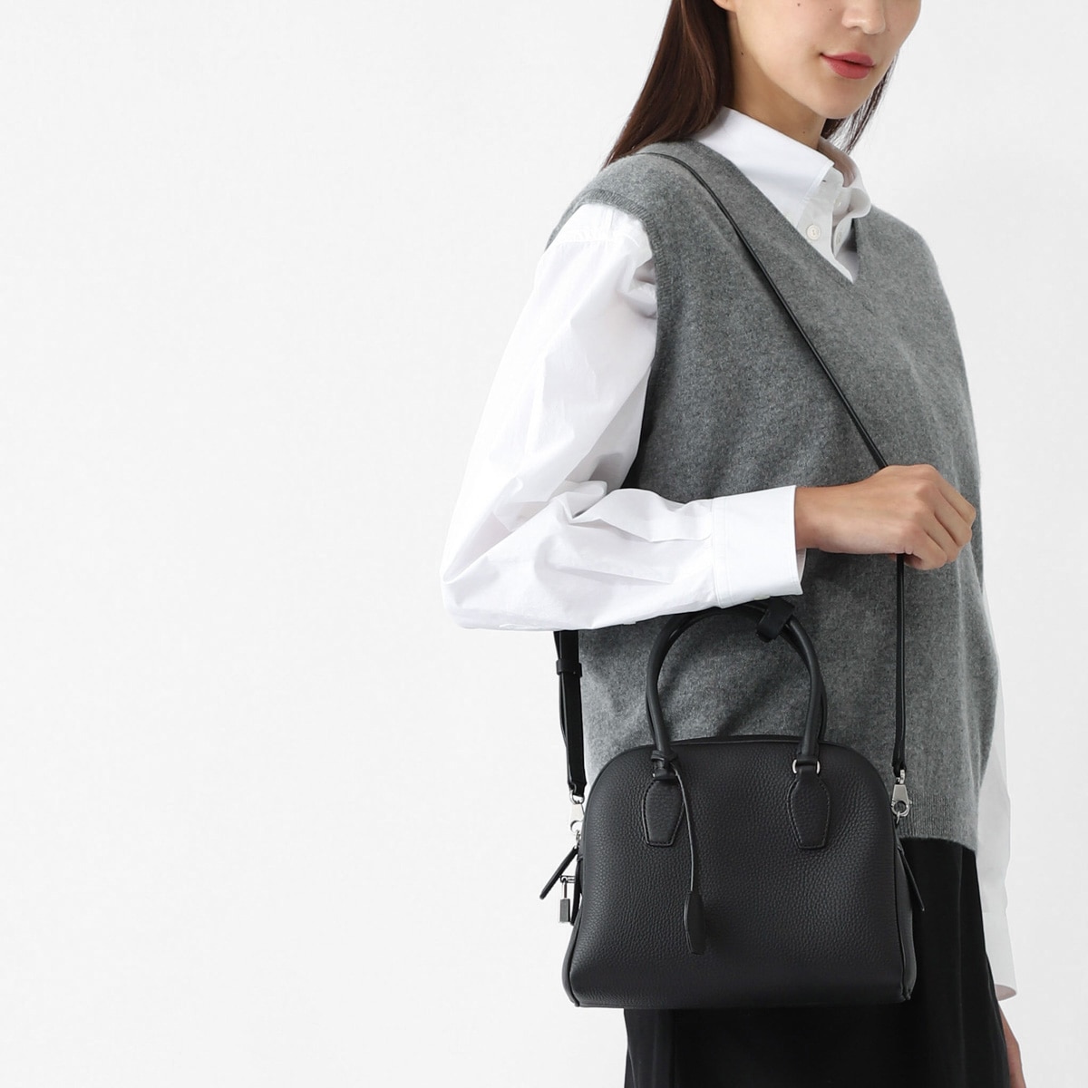 THE ROW ハンドバッグ ウィメンズ トップハンドルバッグ：レザー＆スエードハンドバッグ l