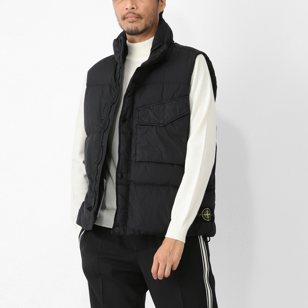 STONE●ストーンアイランド＜長袖ポロシャツ＞M1391m アウトレット】【ラスト1点】STONE ISLAND ストーンアイランド