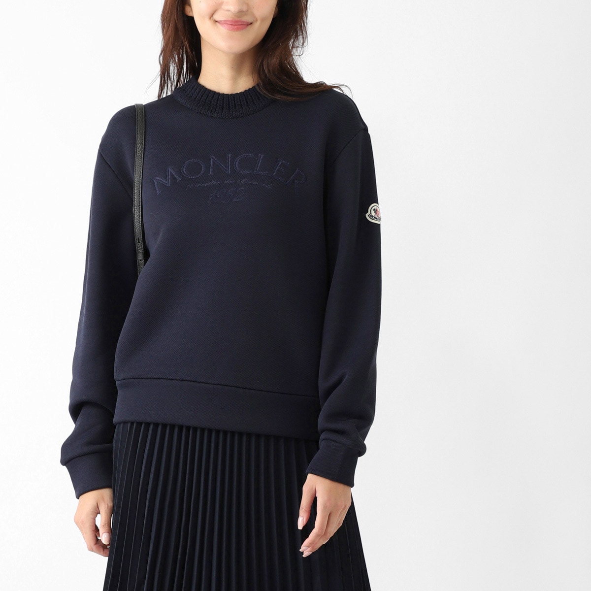 サイズM (ゆったりめ)■新品 本物■モンクレール スウェット 白 レディース MONCLER モンクレール スウェット 8G00053 899TR レディース