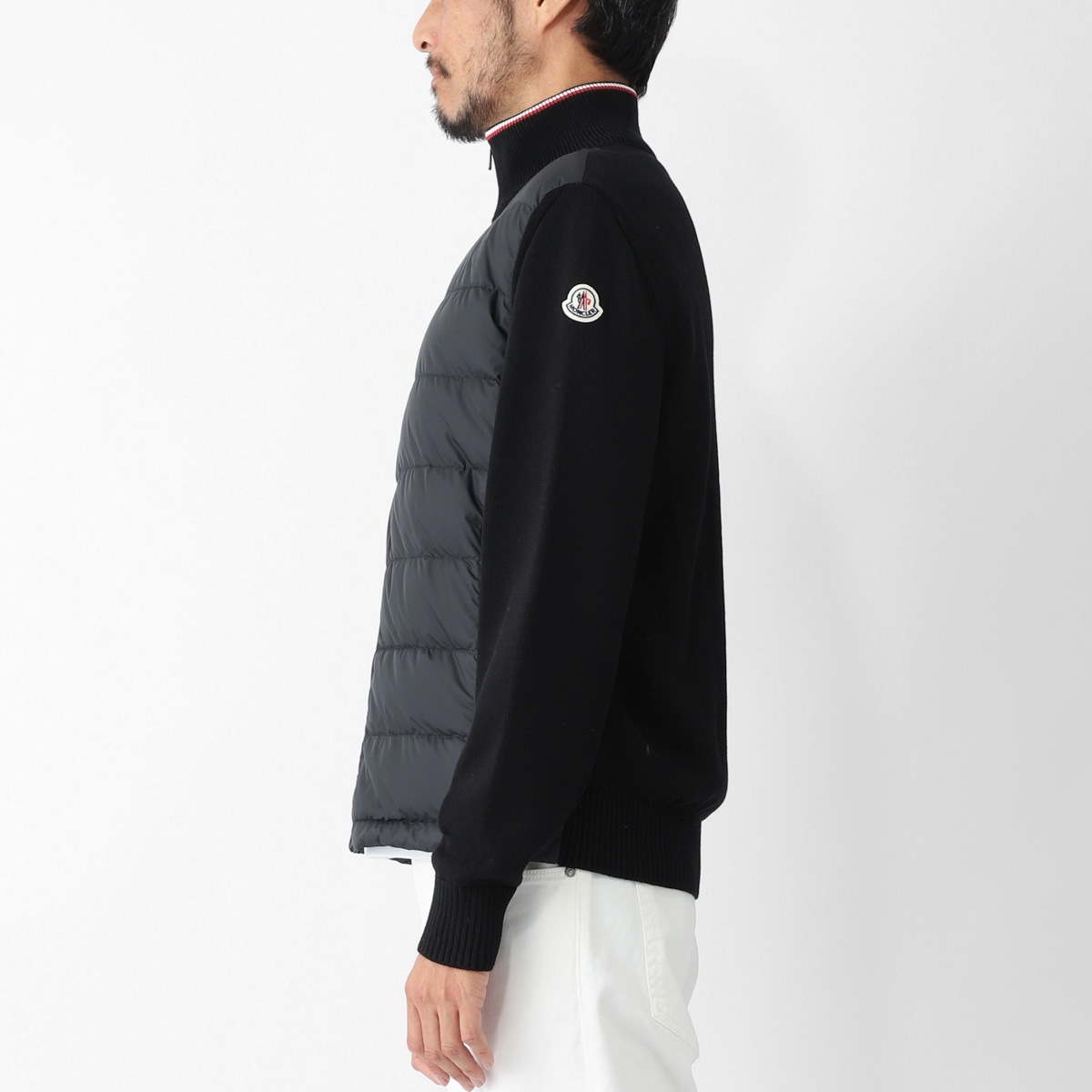 MONCLER モンクレール ダウン切り替え ジップアップ カーディガン