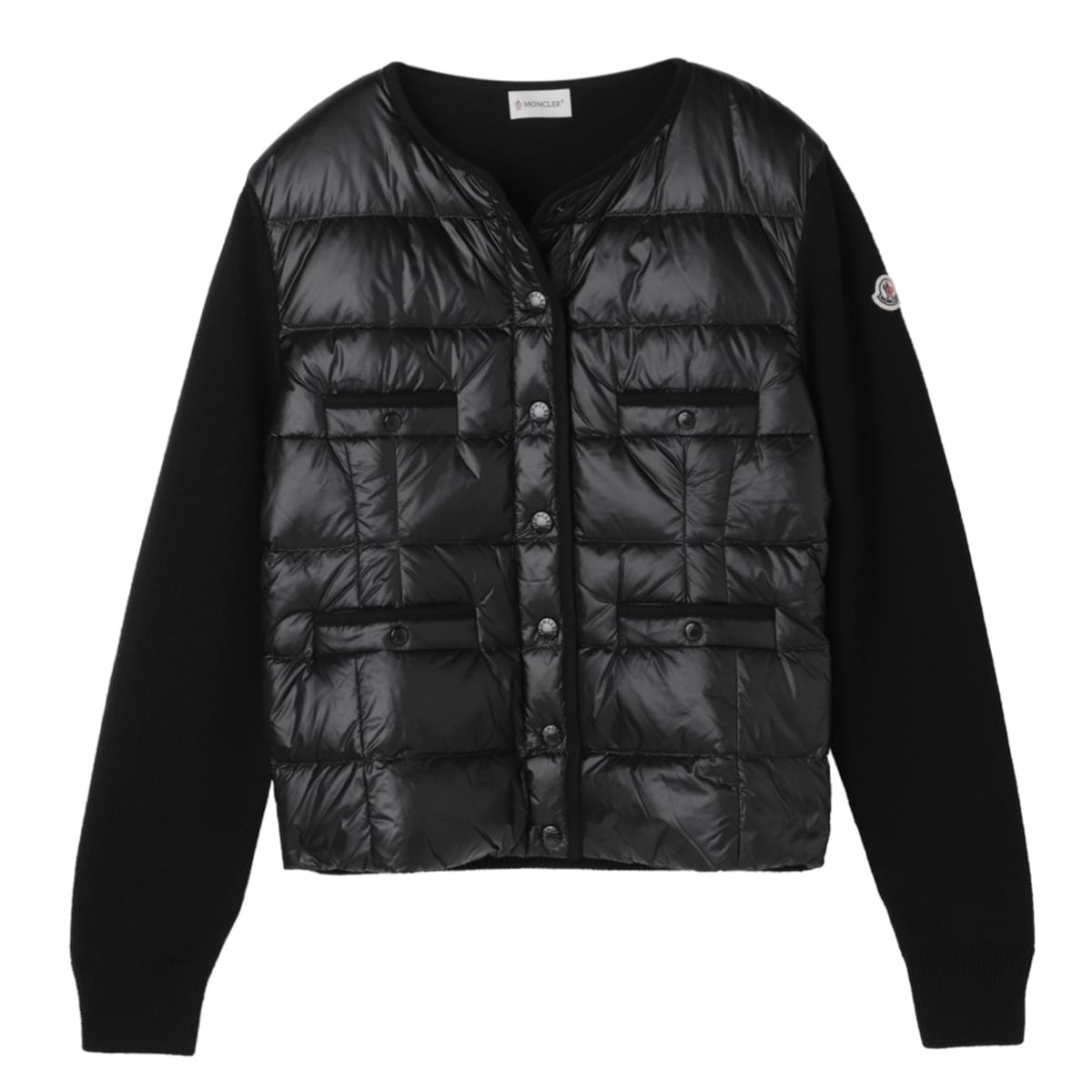 モンクレール レディース 長袖Tシャツ 8G00018 809EG 222 MONCLER モンクレール クルーネック 長袖Tシャツ レディース