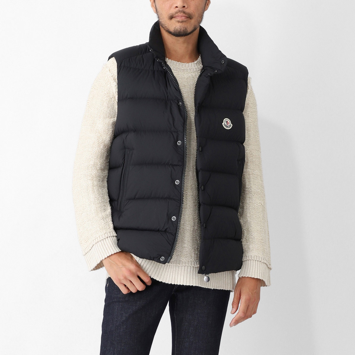 ✨極美品✨Lサイズ 付属品付 モンクレール ダウンベスト ブラック メンズ MONCLER モンクレール ダウンベスト メンズ CONTRIN ブラック