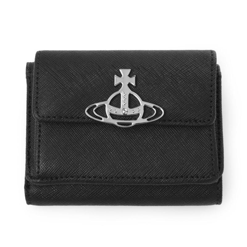 Vivienne Westwood ヴィヴィアンウエストウッド 3つ折り財布 小銭入れ付き/SMALL FLAP PURSE