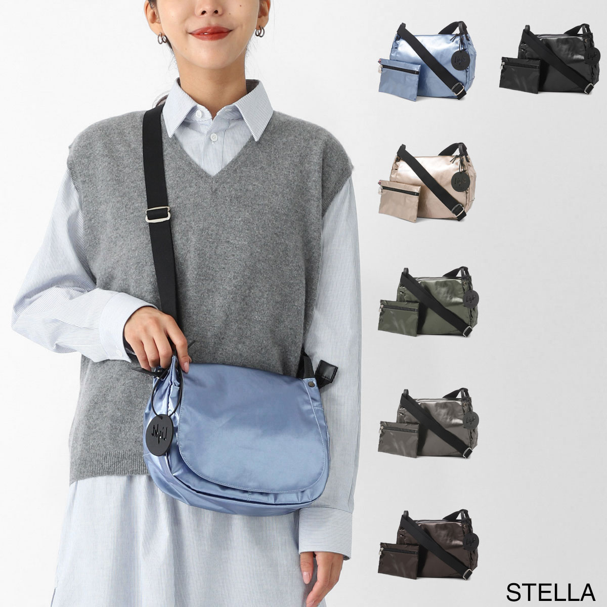 Jack Gomme ジャックゴム ショルダーバッグ/クロスボディバッグ/NICO LIGHT レディース