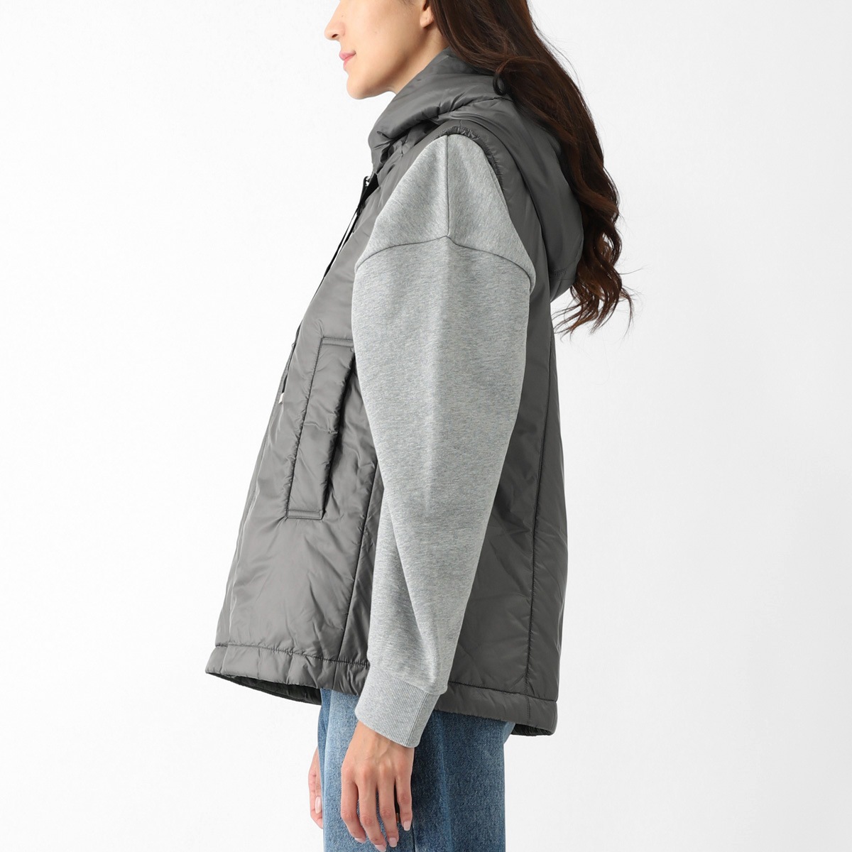 MAX MARA THE CUBE マックスマーラ ザ・キューブ 中綿入りベスト/ジレ/GREENGO【大きいサイズあり】 レディース