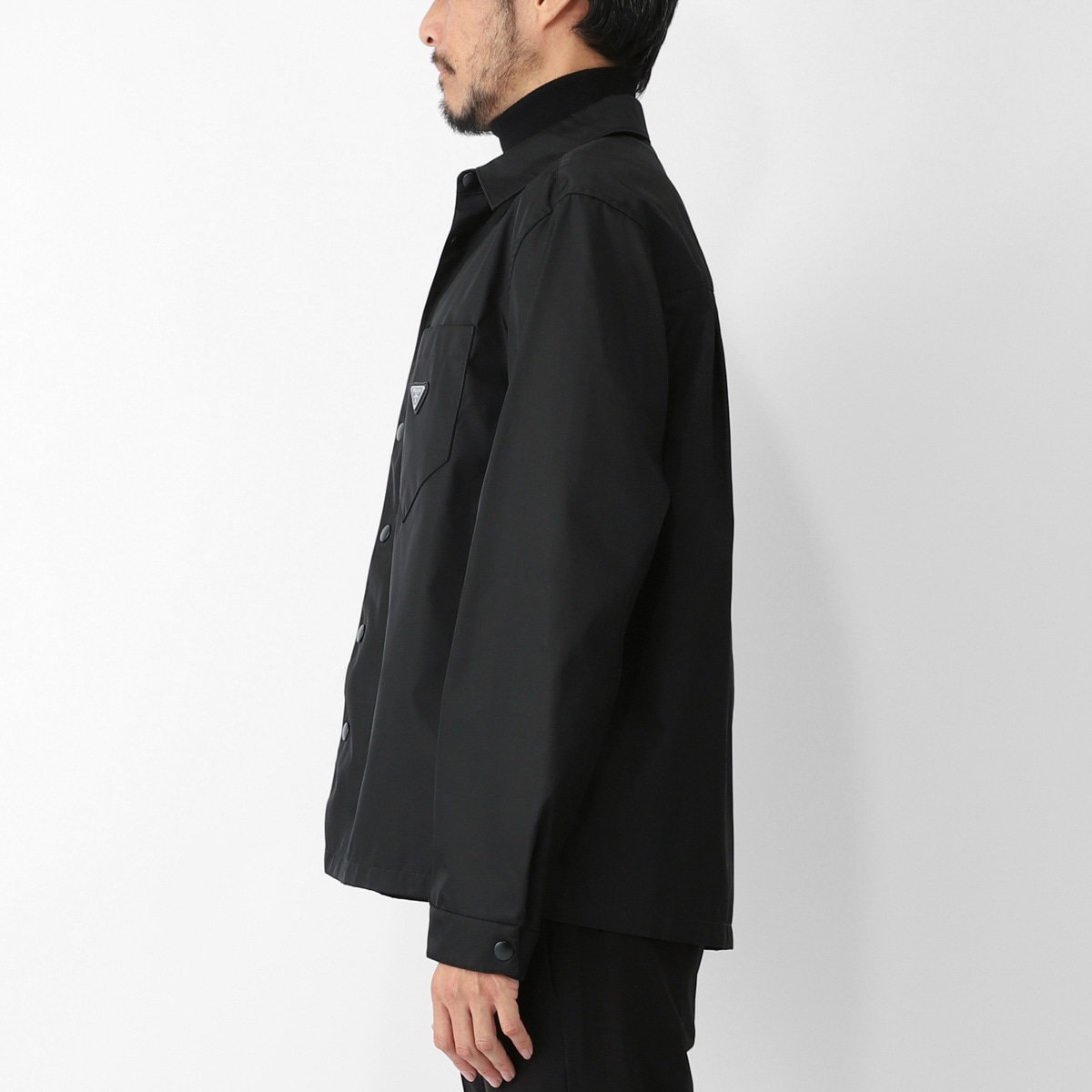 プラダ　ワークジャケット プラダスポーツ PRADA SPORT ジャケット ブルゾン ゴアテックス 54 黒