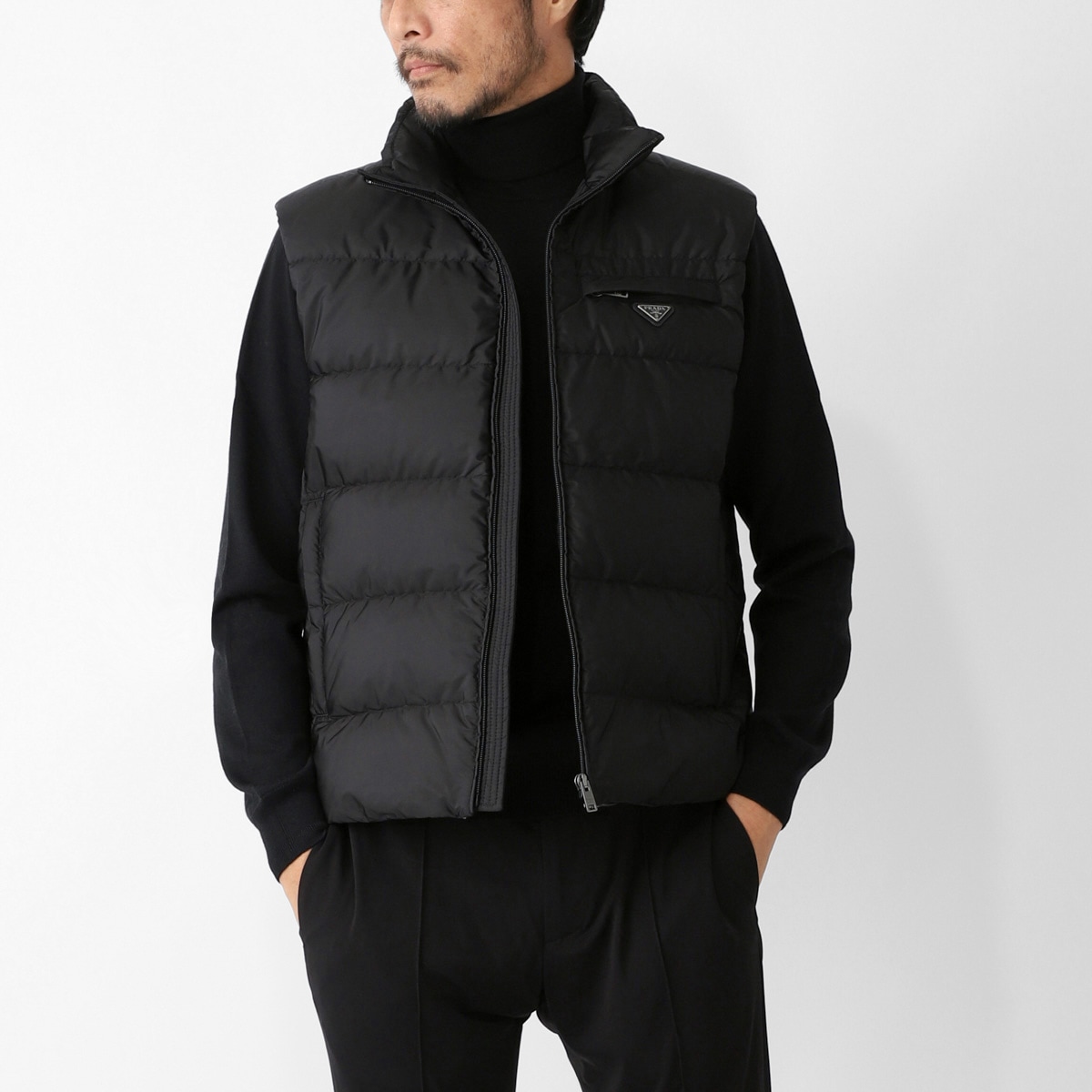 【最終お値下‼︎】PRADAアウター　ブルー ブルー（青）系 スペイン PRADA(プラダ) アウター(レディース