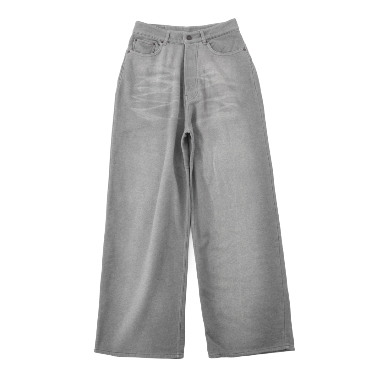 ■Acne Studios■Trompe l'oeil コットン ワイドレッグパンツ ACNE STUDIOS アクネ コットンパンツ/ワイドパンツ【大きい