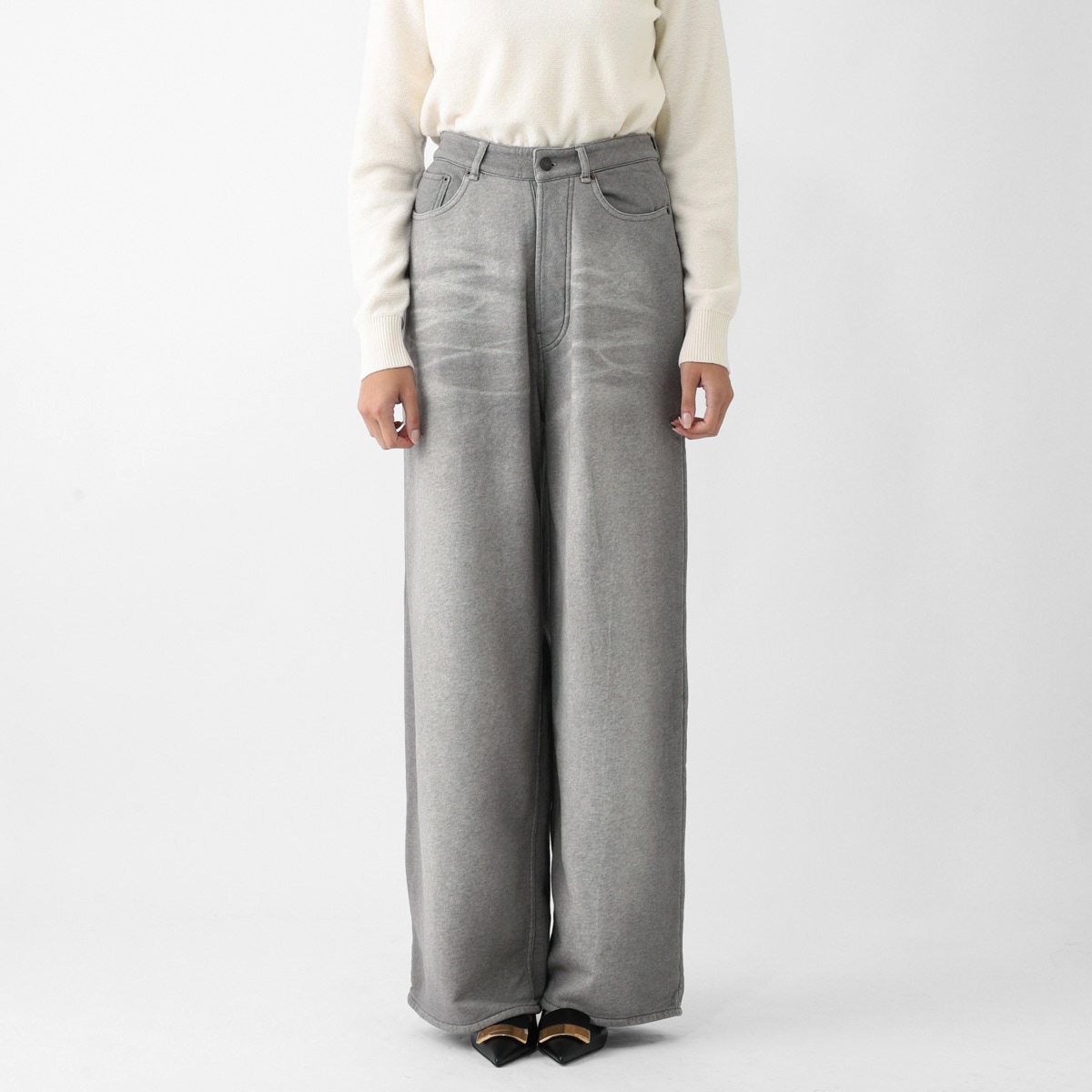 【アウトレット】【ラスト1点】ACNE STUDIOS アクネ コットンパンツ/ワイドパンツ【大きいサイズあり】 レディース