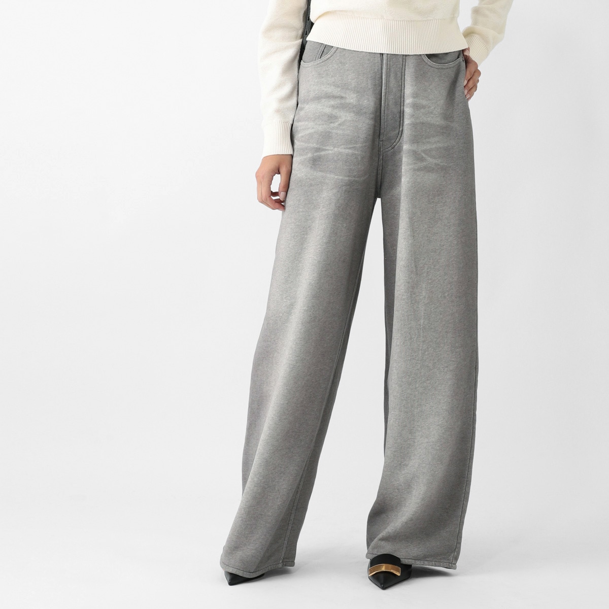 【アウトレット】【ラスト1点】ACNE STUDIOS アクネ コットンパンツ/ワイドパンツ【大きいサイズあり】 レディース