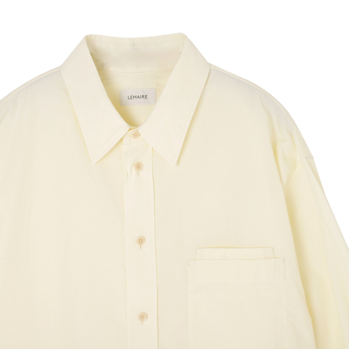 LEMAIRE ルメール 長袖レギュラーカラーシャツ/DOUBLE POCKET SHIRT