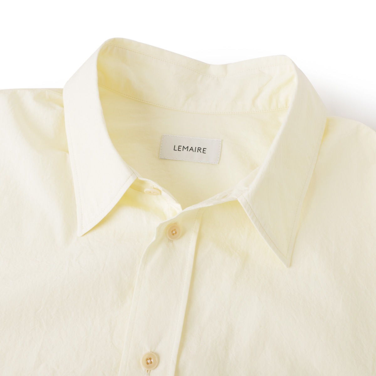 LEMAIRE ルメール 長袖レギュラーカラーシャツ/DOUBLE POCKET