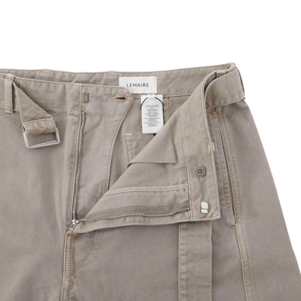 LEMAIRE（ルメール）ハーフパンツ　ハンガリー製 LEMAIRE ルメール コットンツイル ショーツ ハーフパンツ メンズ