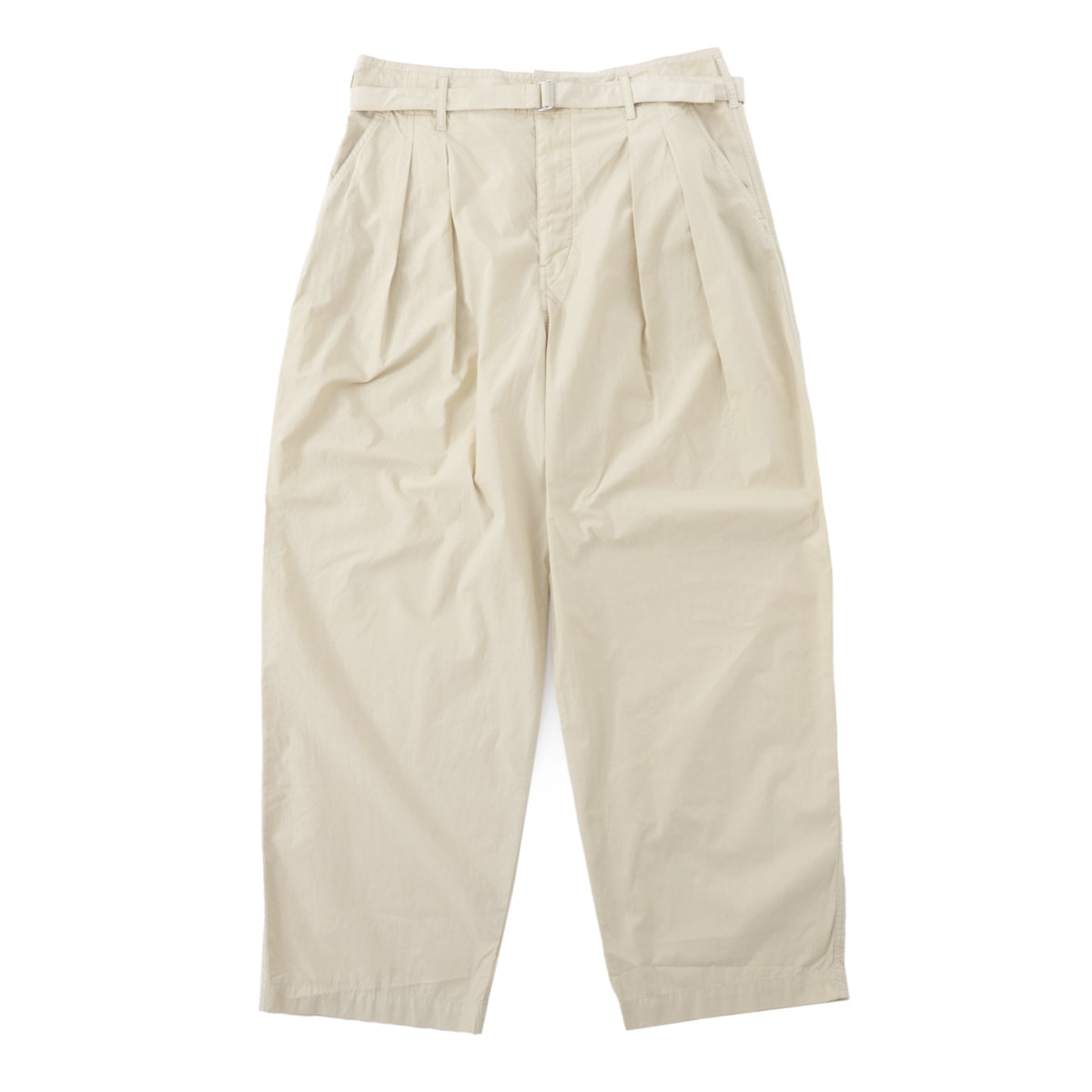 ルメール　コットンパンツ　LEMAIRE LEMAIRE ルメール コットンパンツ/BELTED PLEATED PANTS メンズ