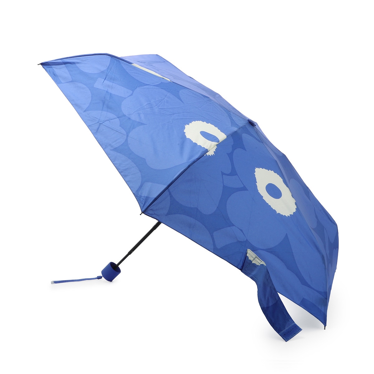 新品 marimekko Unikko ウニッコ 折り畳み傘 ブルー marimekko マリメッコ 折りたたみ傘/MINI MANUAL UNIKKO