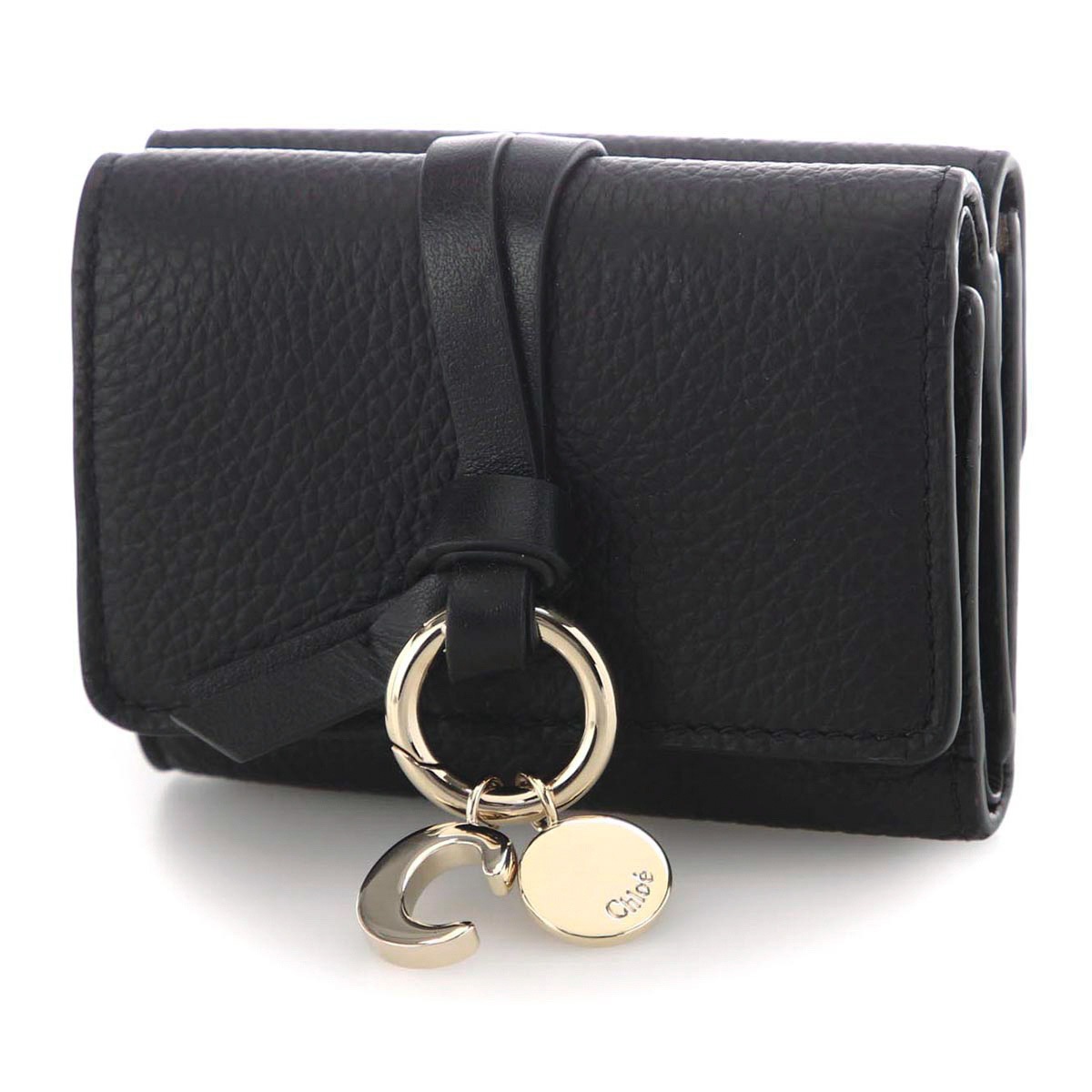 【訳あり】【アウトレット】 Chloe クロエ 3つ折り財布 小銭入れ付き/ALPHABET【返品交換不可】 レディース