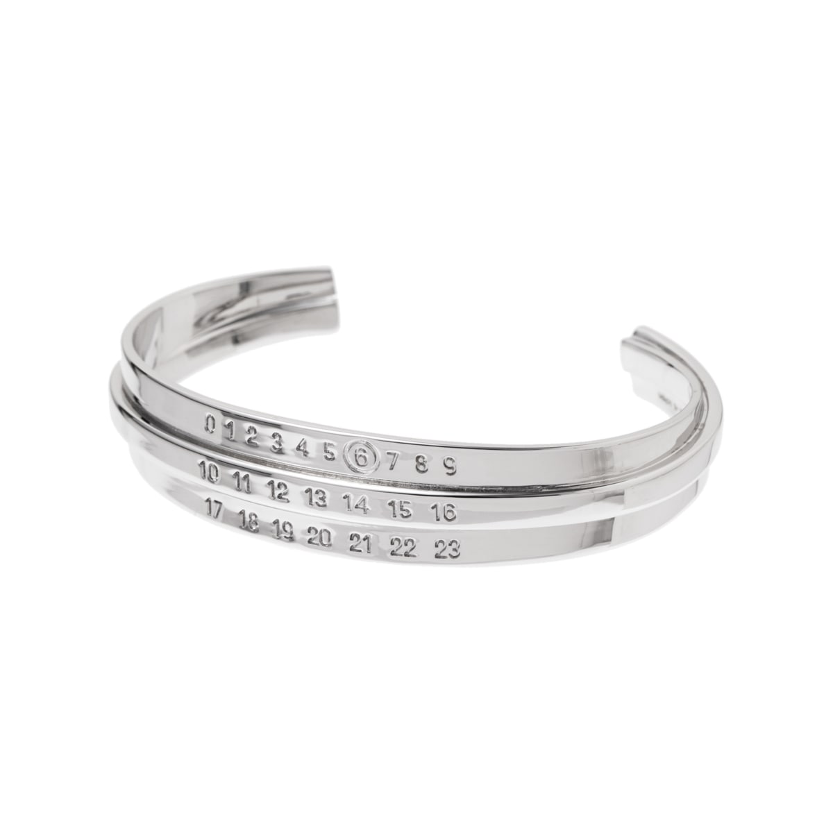 【値下げ】MM6 Maison Margiela シルバーバングル MM6 Maison Margiela エムエム 6 メゾンマルジェラ バングル